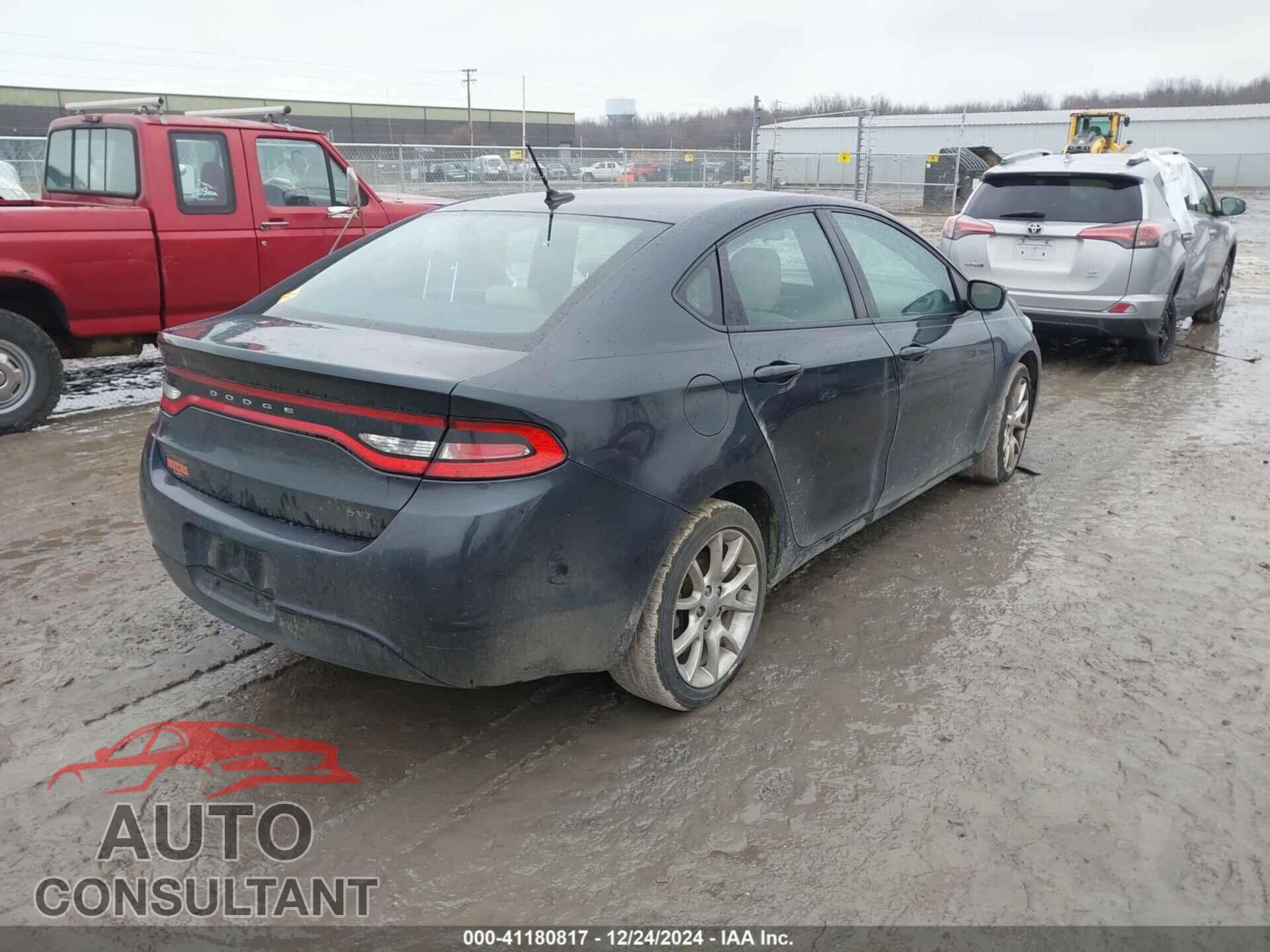 DODGE DART 2013 - 1C3CDFBA6DD126604