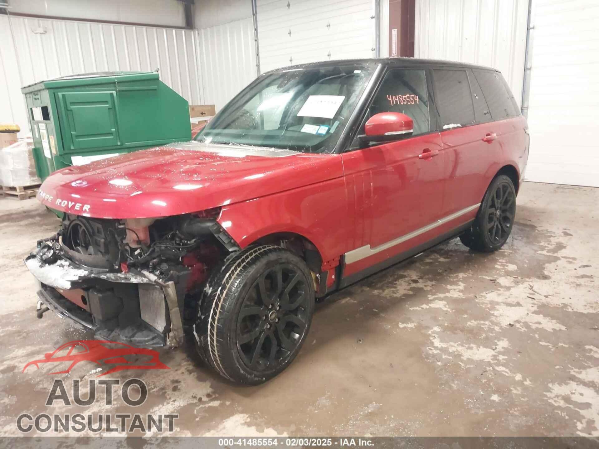 LAND ROVER RANGE ROVER 2015 - SALGS2TF4FA235162