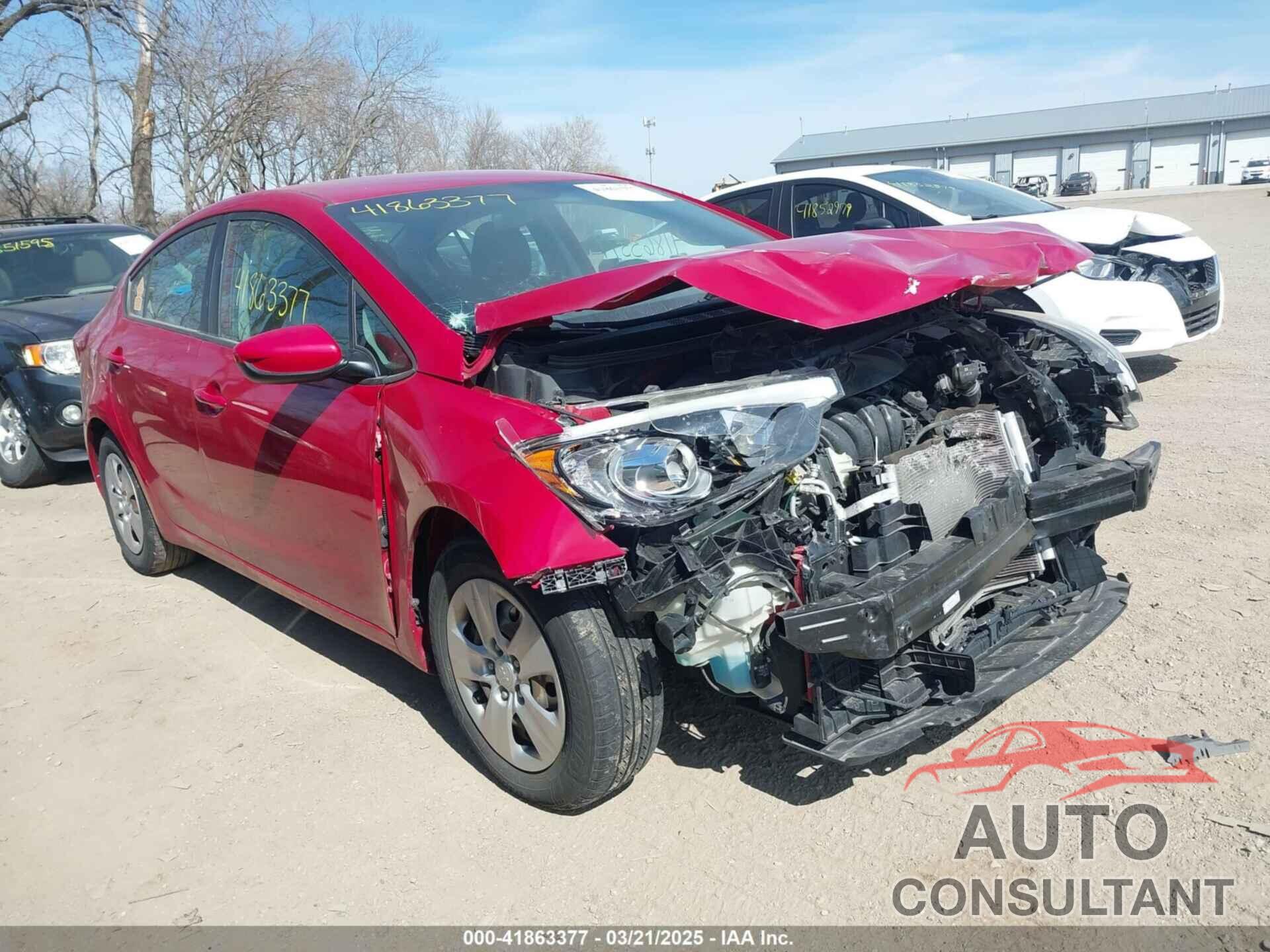 KIA FORTE 2016 - KNAFK4A64G5548835