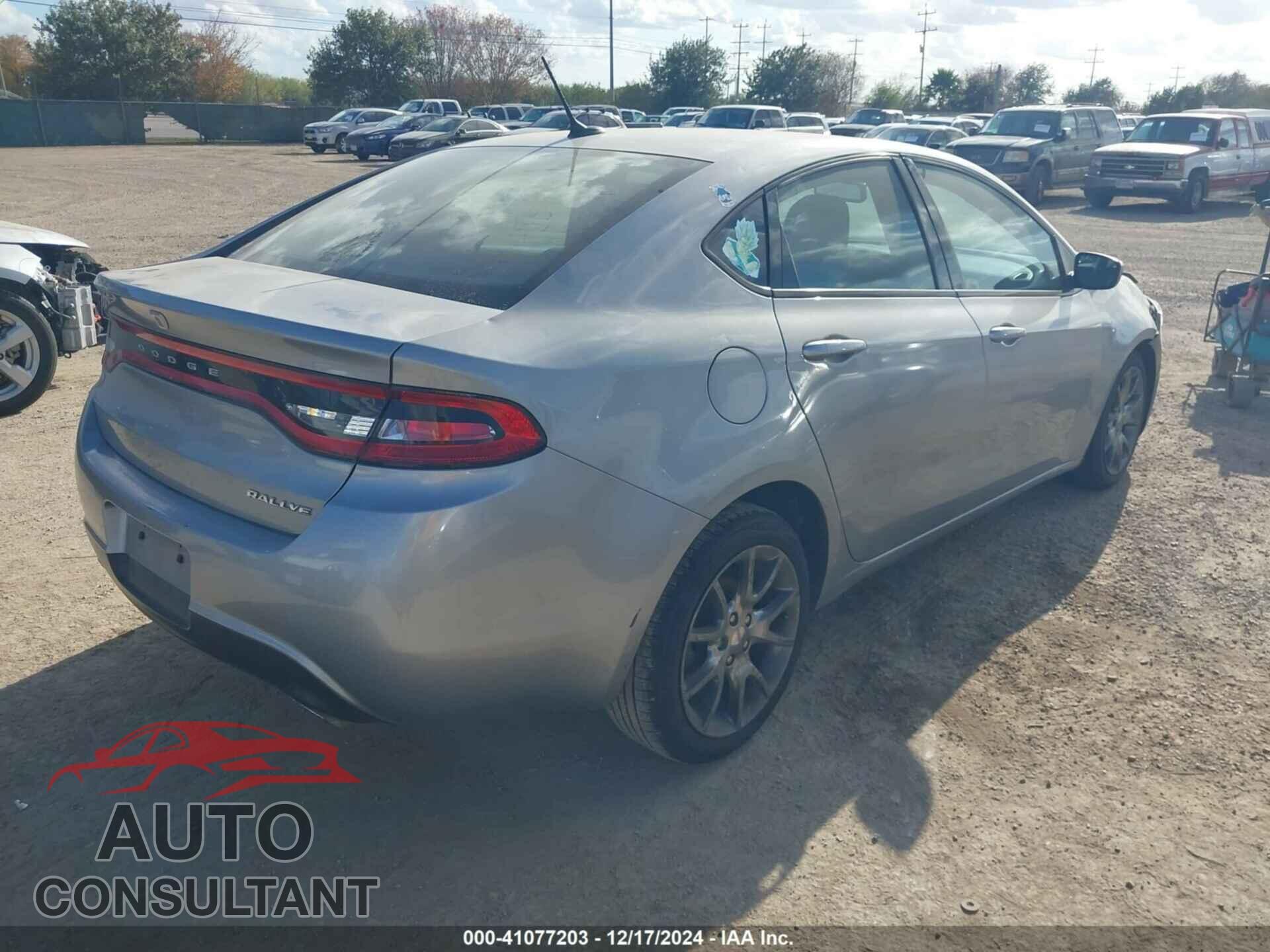 DODGE DART 2015 - 1C3CDFBB0FD243767