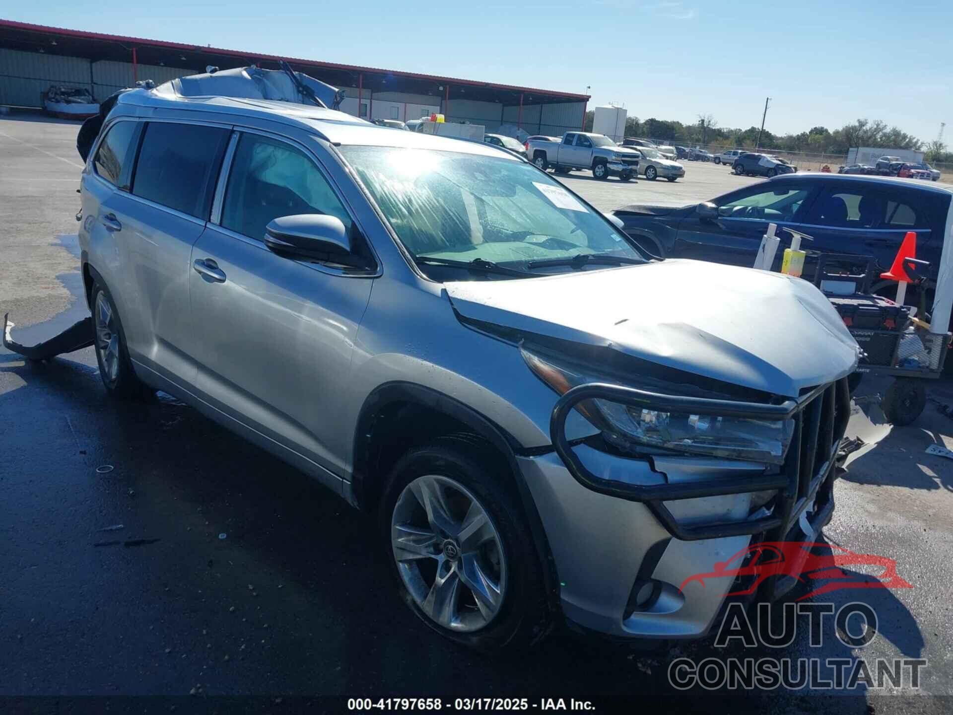 TOYOTA HIGHLANDER 2017 - 5TDYZRFH4HS197712