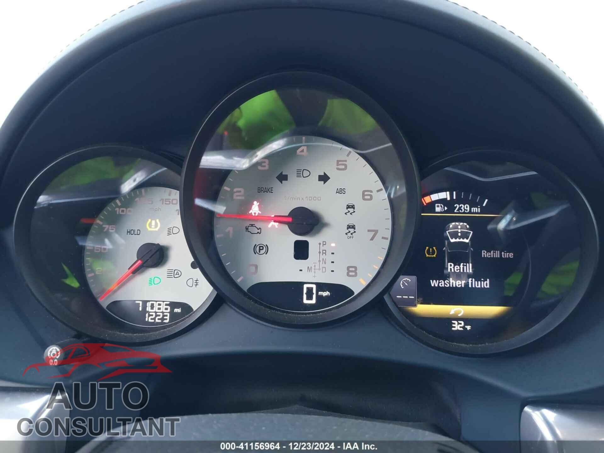 PORSCHE 718 BOXSTER 2017 - WP0CA2A82HS221013