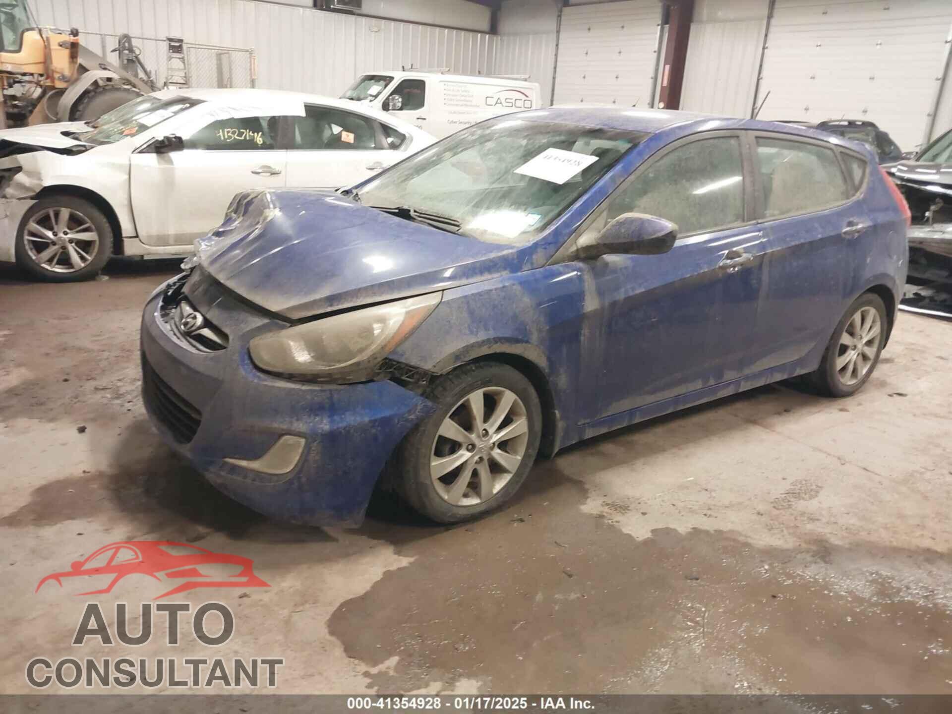 HYUNDAI ACCENT 2012 - KMHCU5AE8CU019834