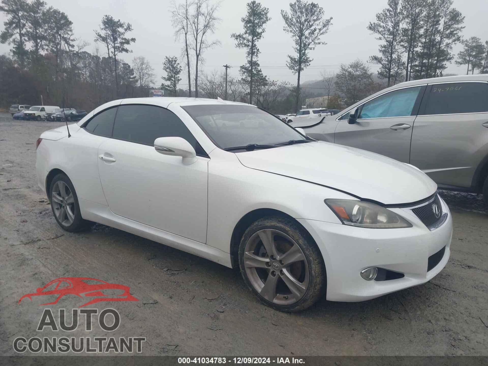 LEXUS IS 250C 2012 - JTHFF2C2XC2523146