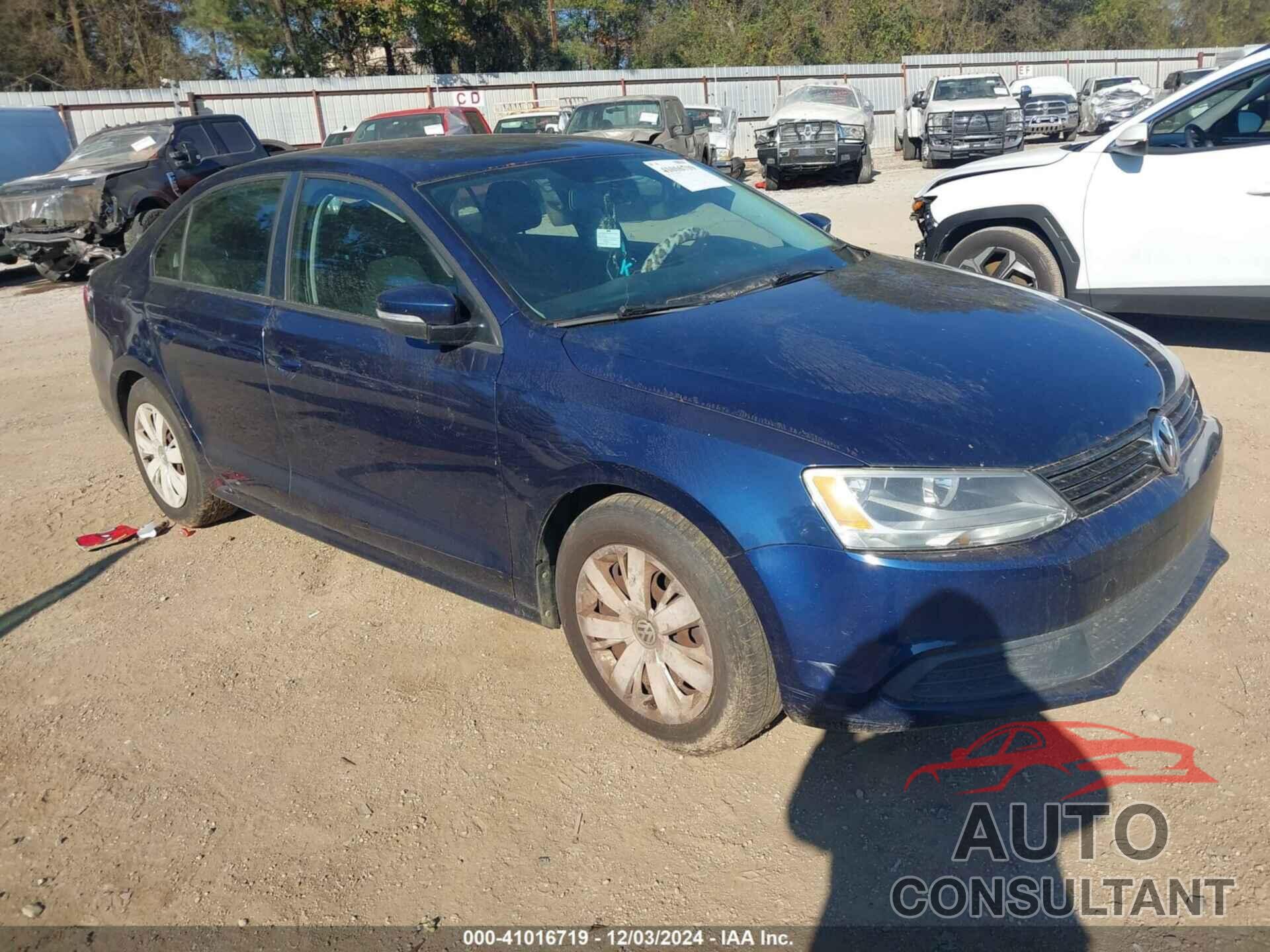 VOLKSWAGEN JETTA 2012 - 3VWDP7AJ0CM386253