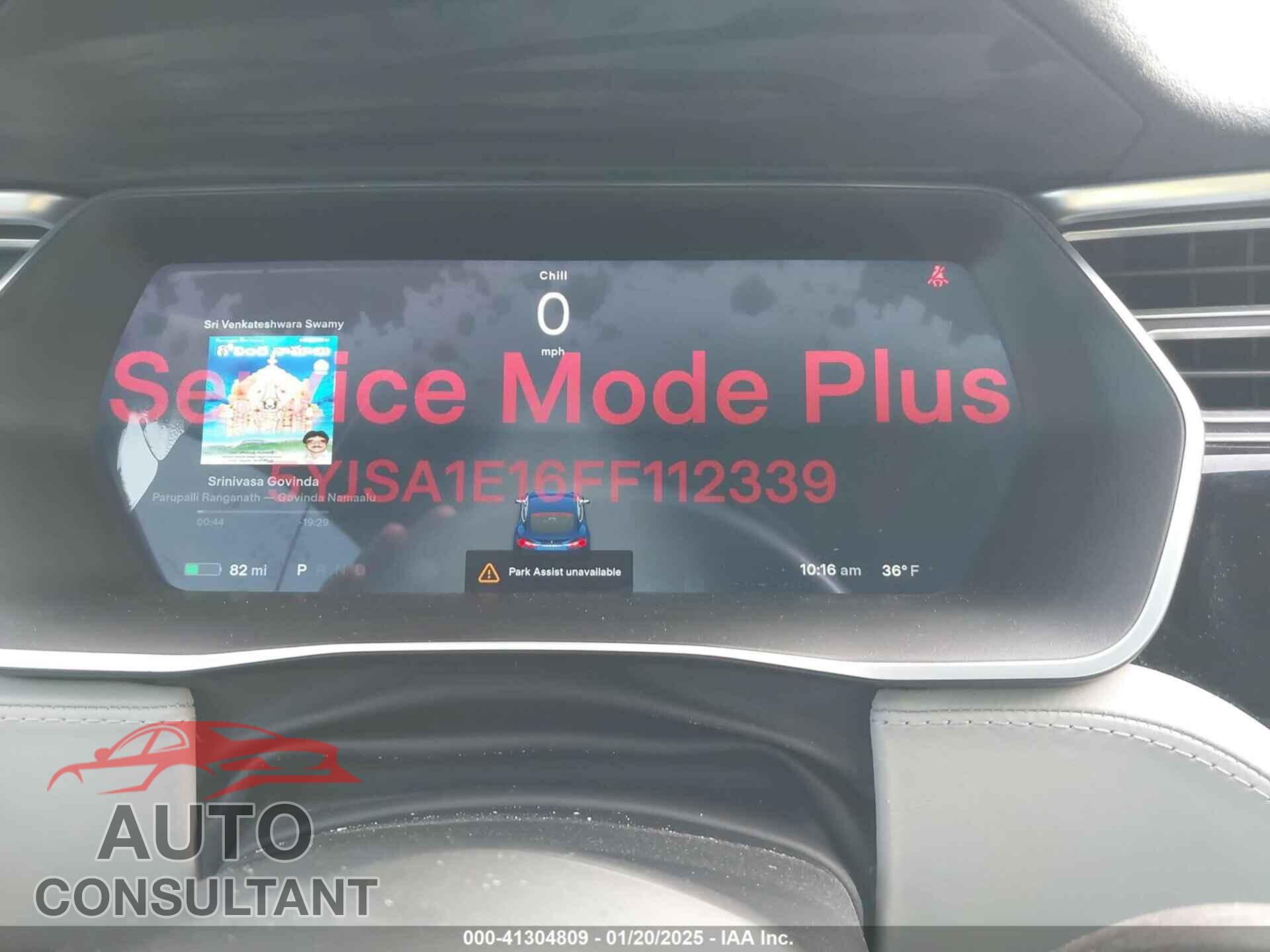 TESLA MODEL S 2015 - 5YJSA1E16FF112339