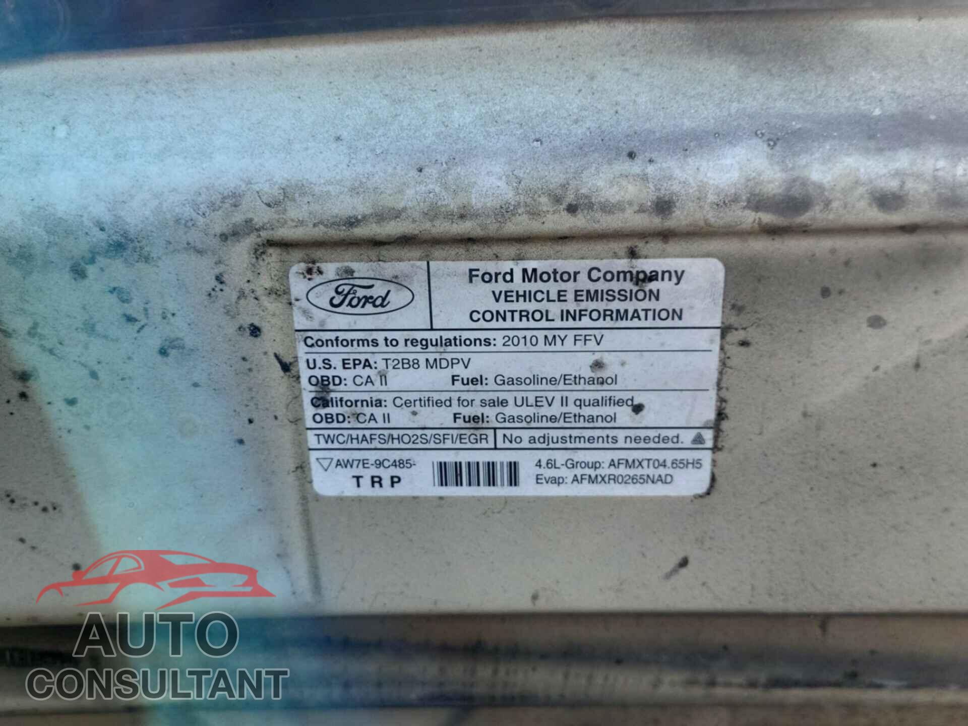 FORD ECONOLINE 2010 - 1FTNE2EW3ADA74748