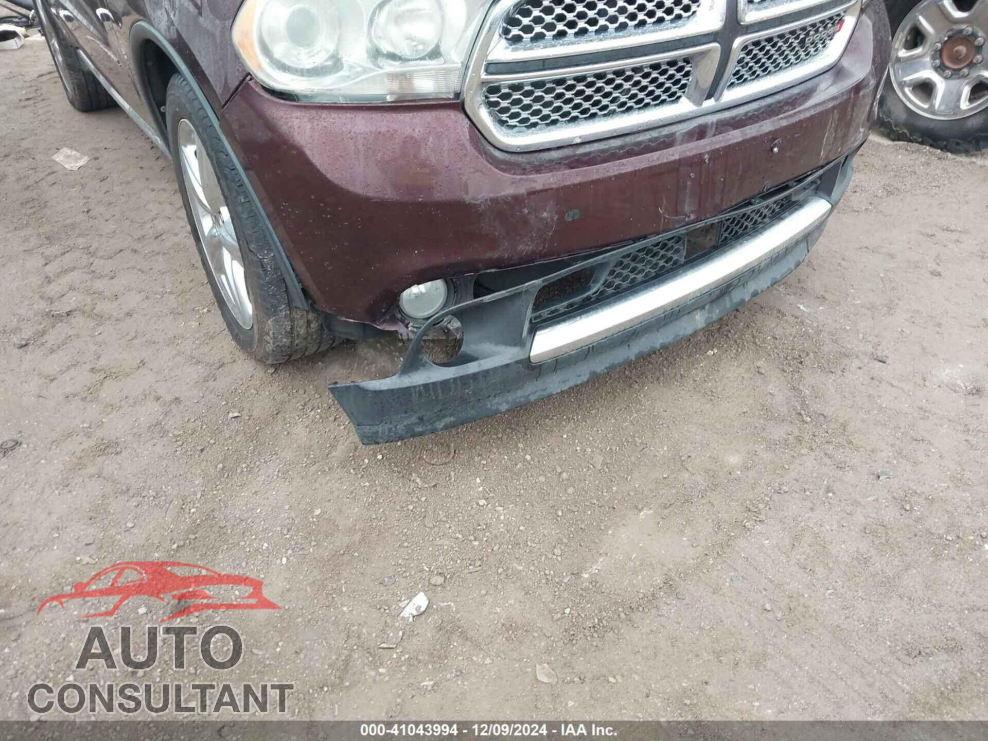 DODGE DURANGO 2012 - 1C4RDHEGXCC257282