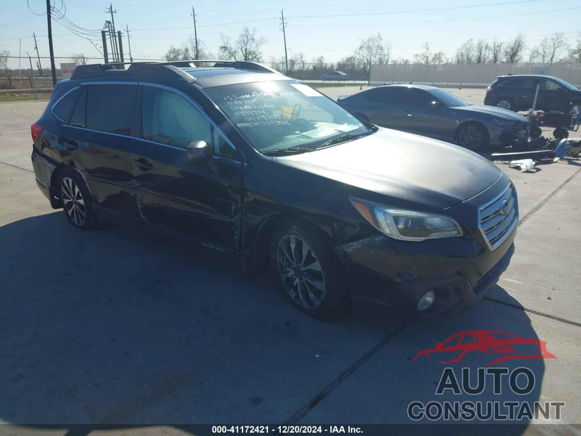 SUBARU OUTBACK 2015 - 4S4BSELC4F3335108