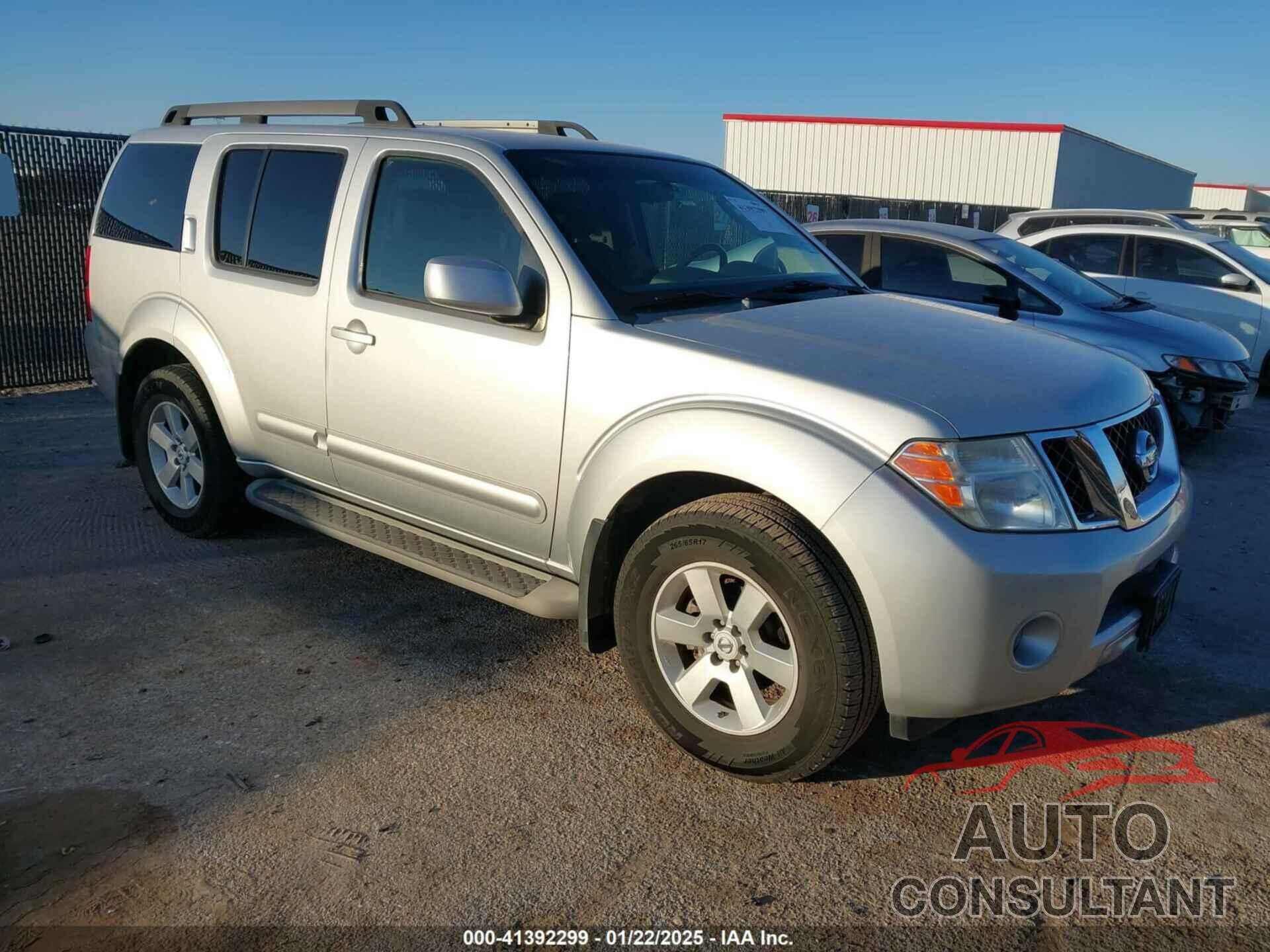 NISSAN PATHFINDER 2009 - 5N1AR18U69C614727