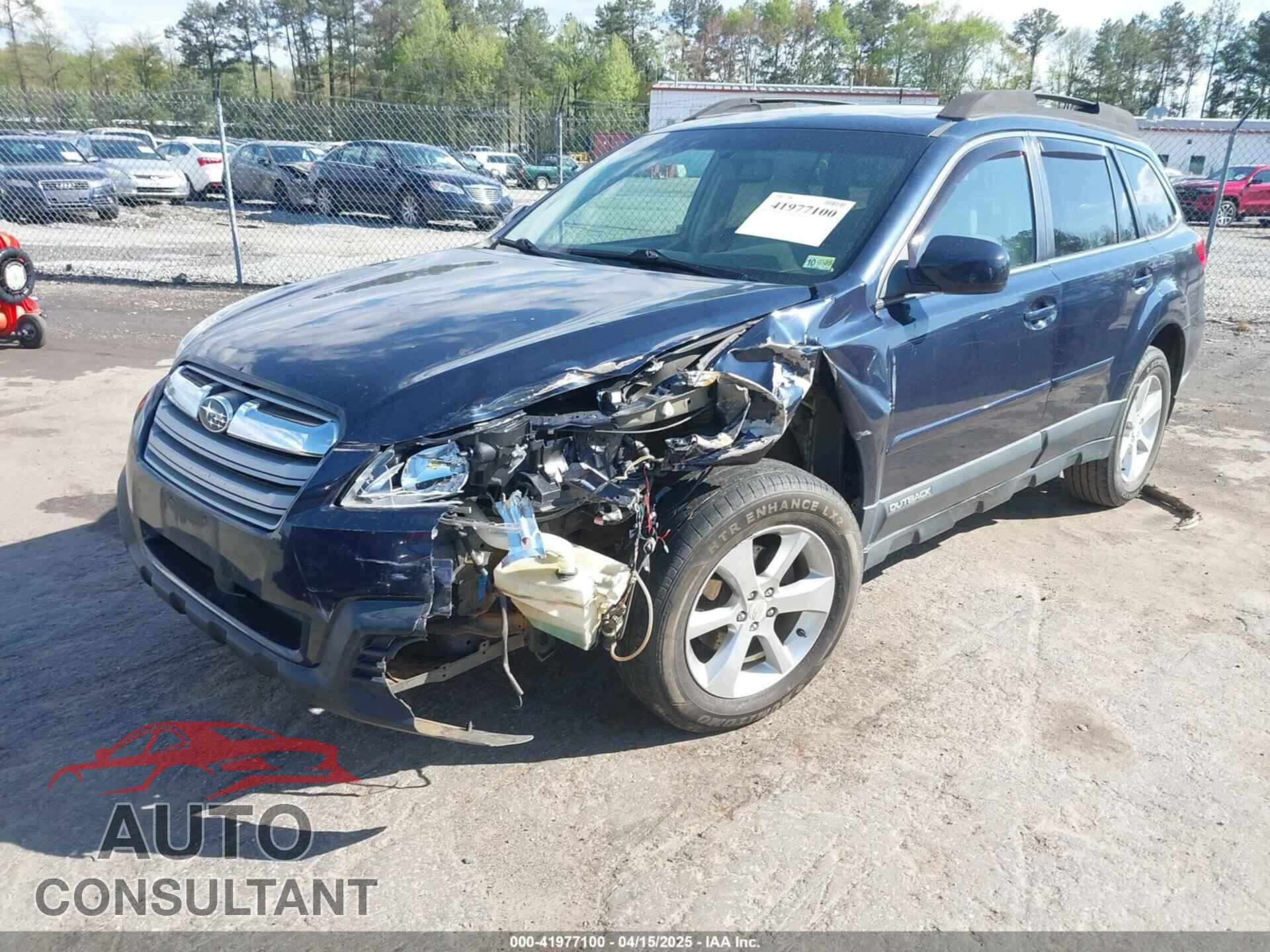 SUBARU OUTBACK 2013 - 4S4BRBGC8D3291096