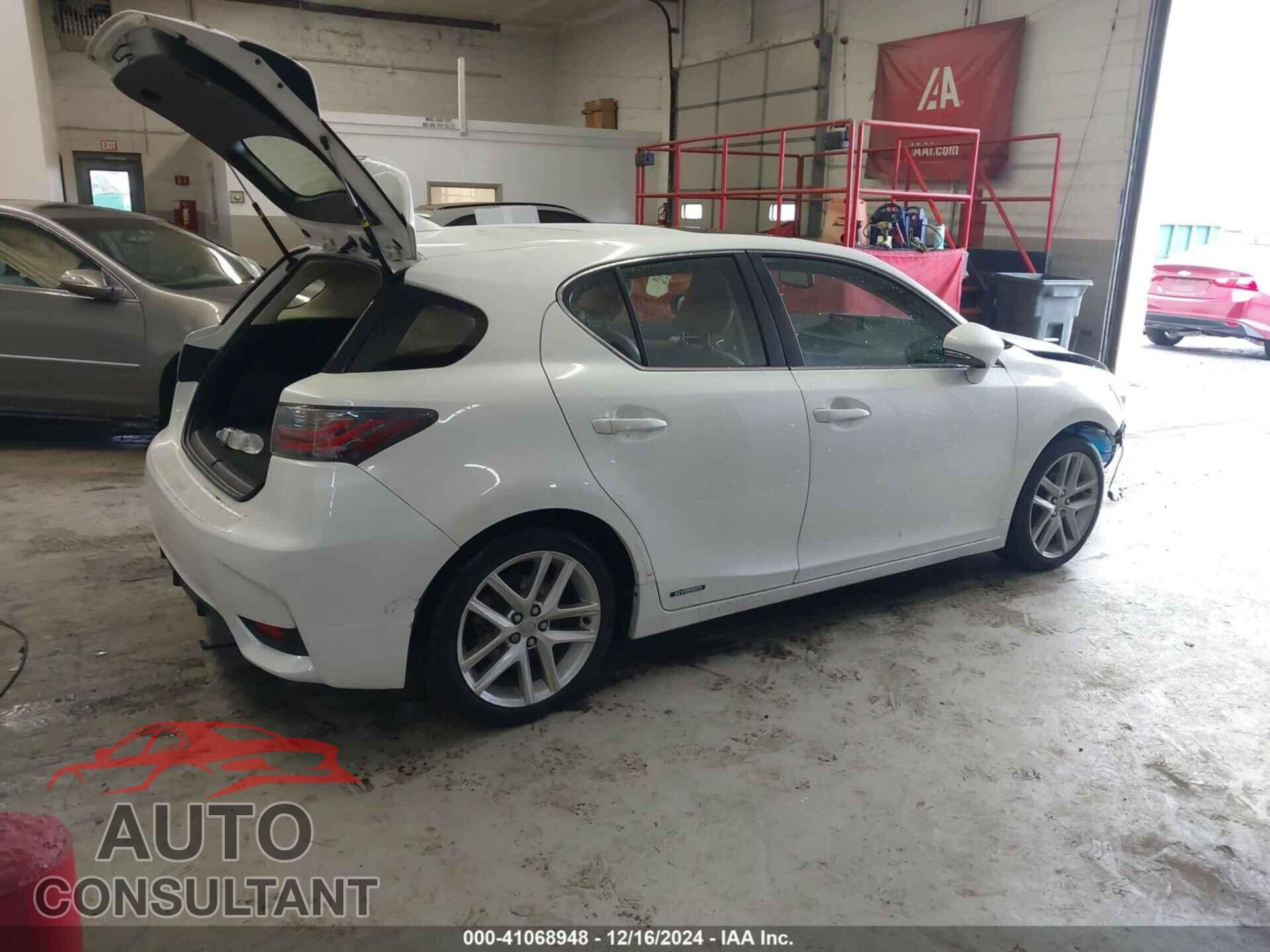 LEXUS CT 200H 2014 - JTHKD5BH4E2201634