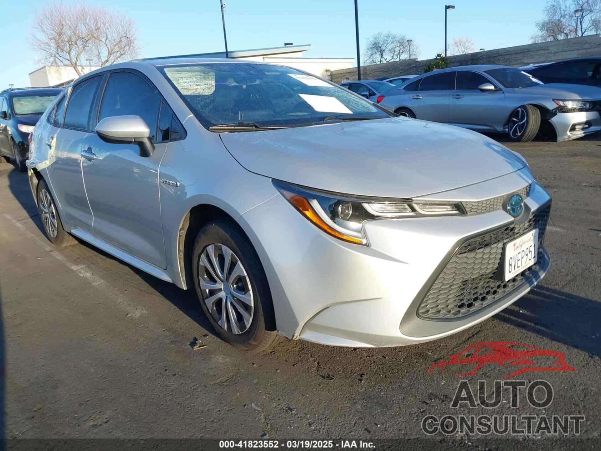 TOYOTA COROLLA 2021 - JTDEAMDE2MJ024722