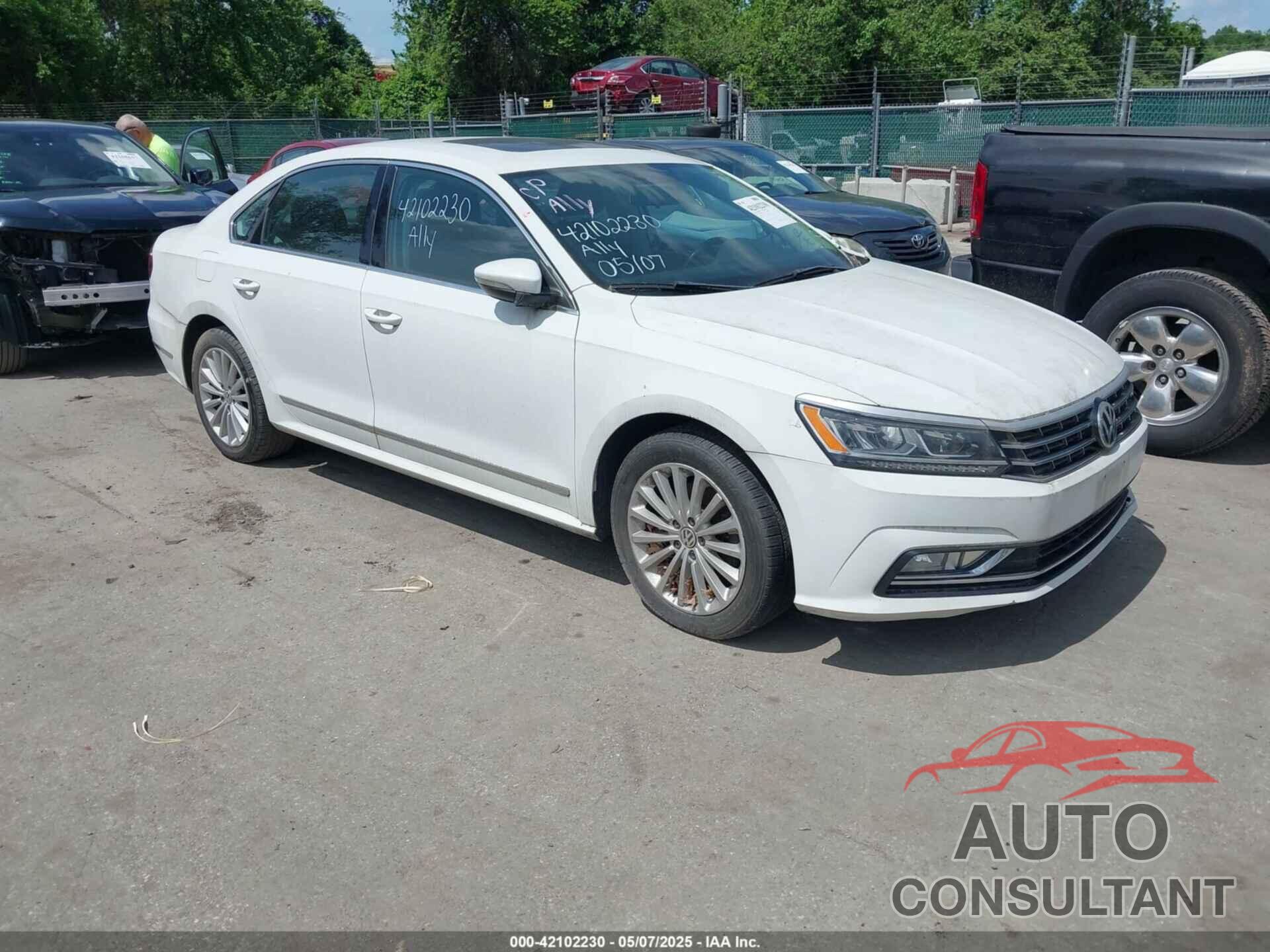 VOLKSWAGEN PASSAT 2017 - 1VWBT7A34HC026397