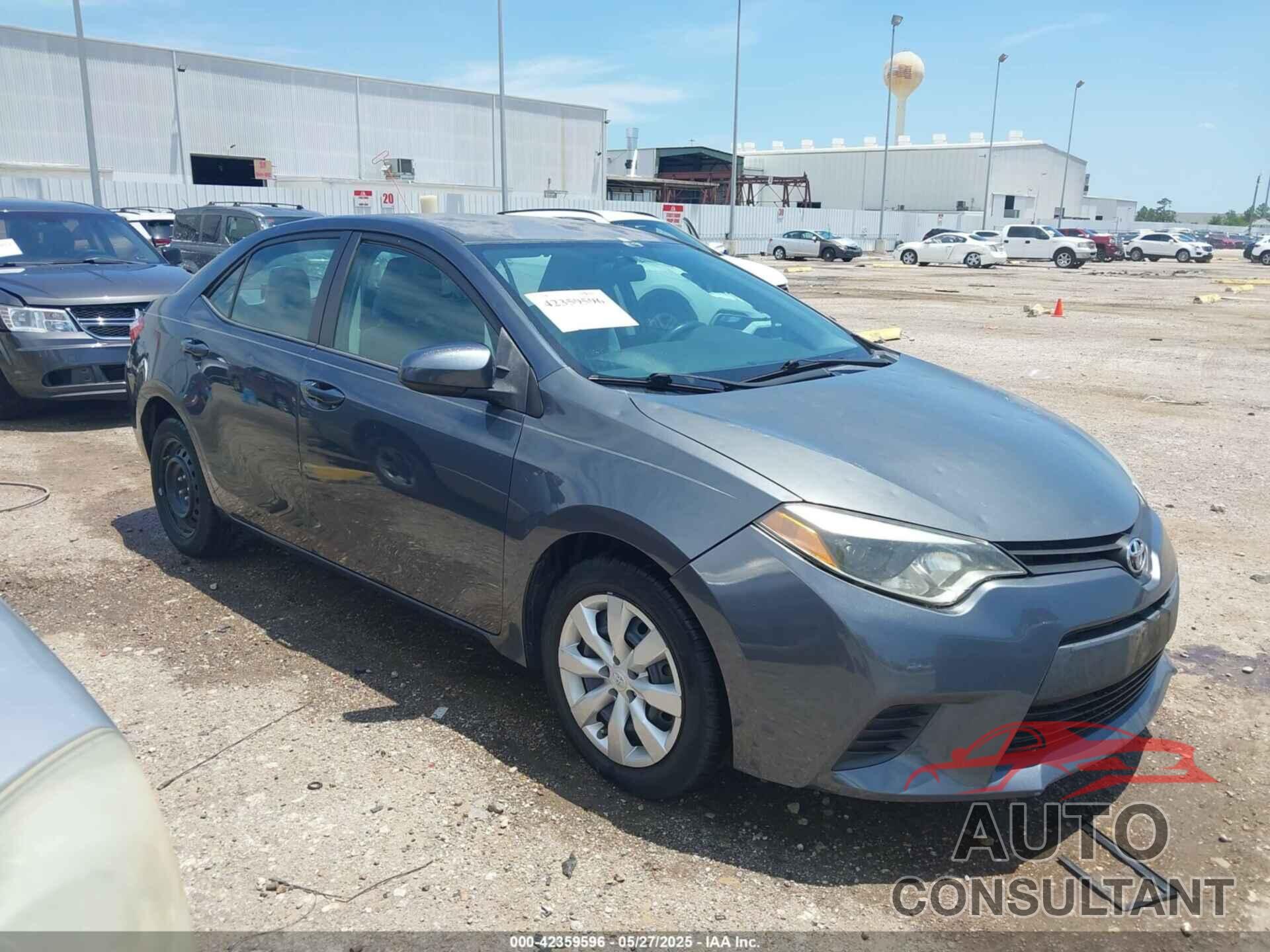 TOYOTA COROLLA 2014 - 5YFBURHE8EP176597
