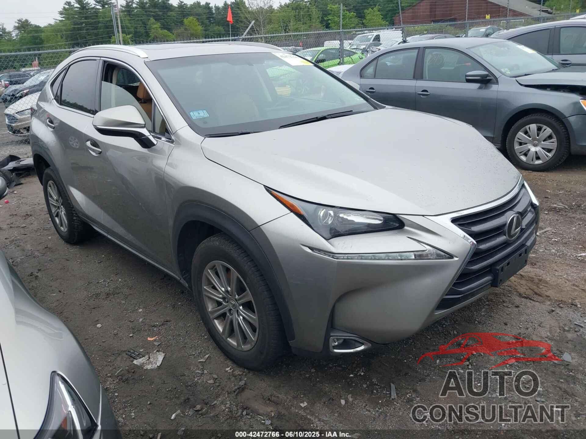 LEXUS NX 200T 2017 - JTJBARBZ7H2104715