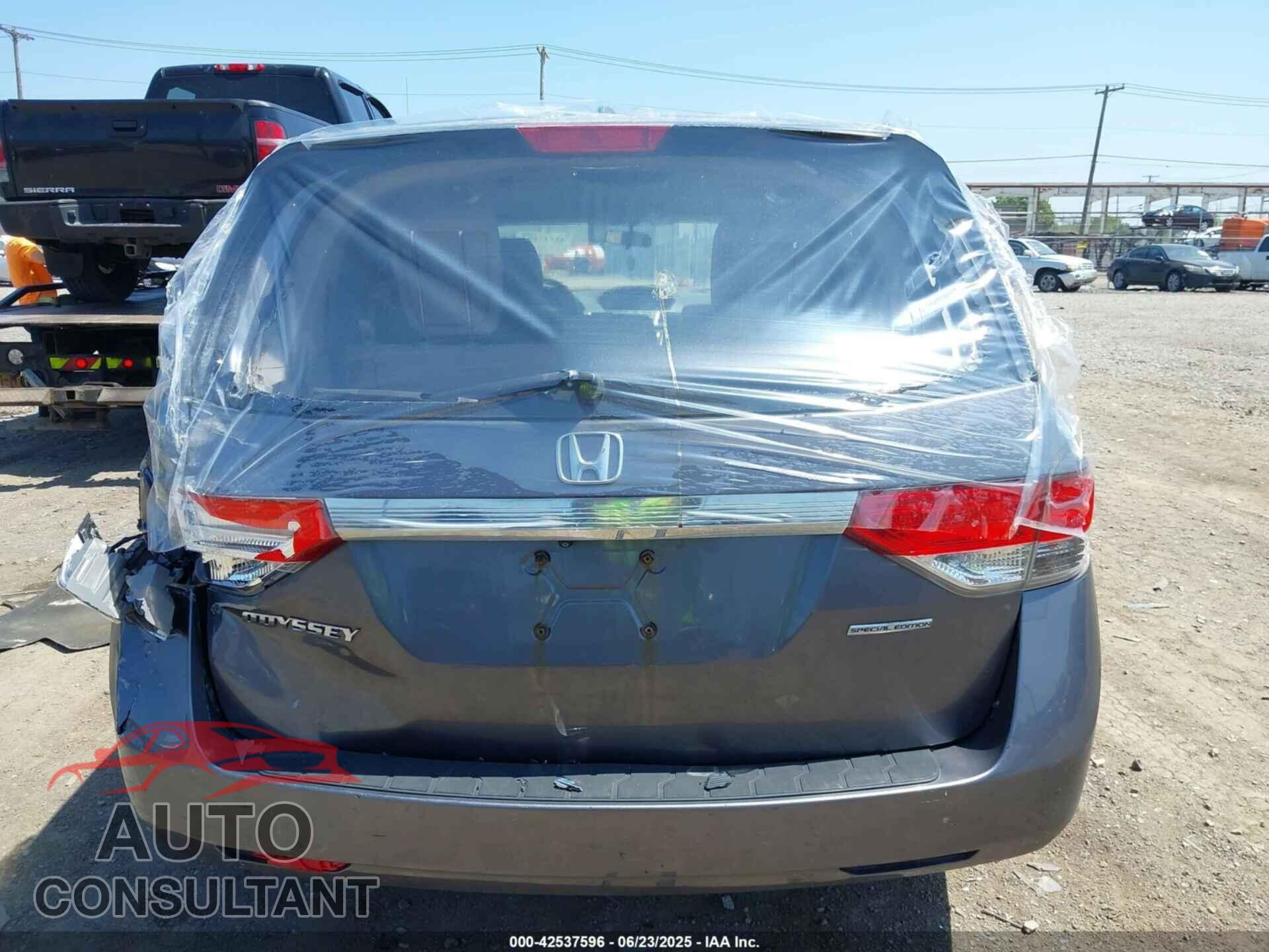 HONDA ODYSSEY 2016 - 5FNRL5H39GB016803