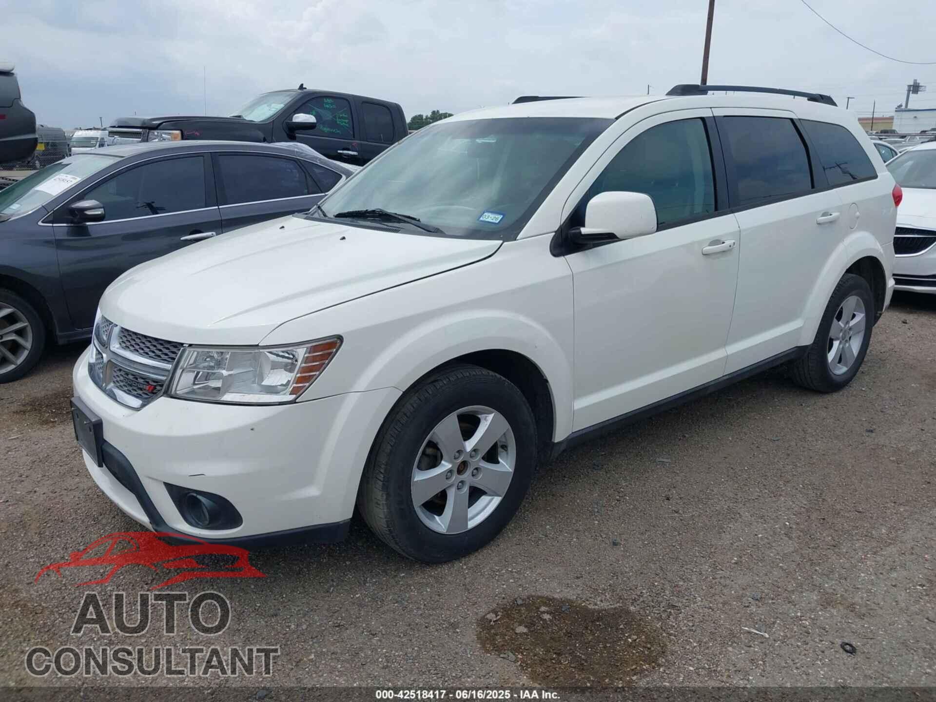 DODGE JOURNEY 2012 - 3C4PDCBG0CT204500