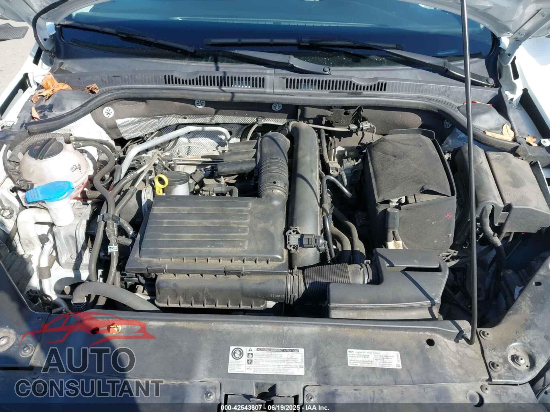VOLKSWAGEN JETTA 2017 - 3VWDB7AJ9HM384202
