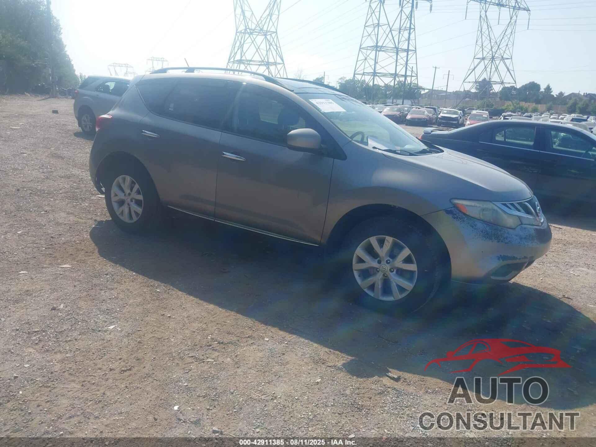 NISSAN MURANO 2012 - JN8AZ1MW0CW209517