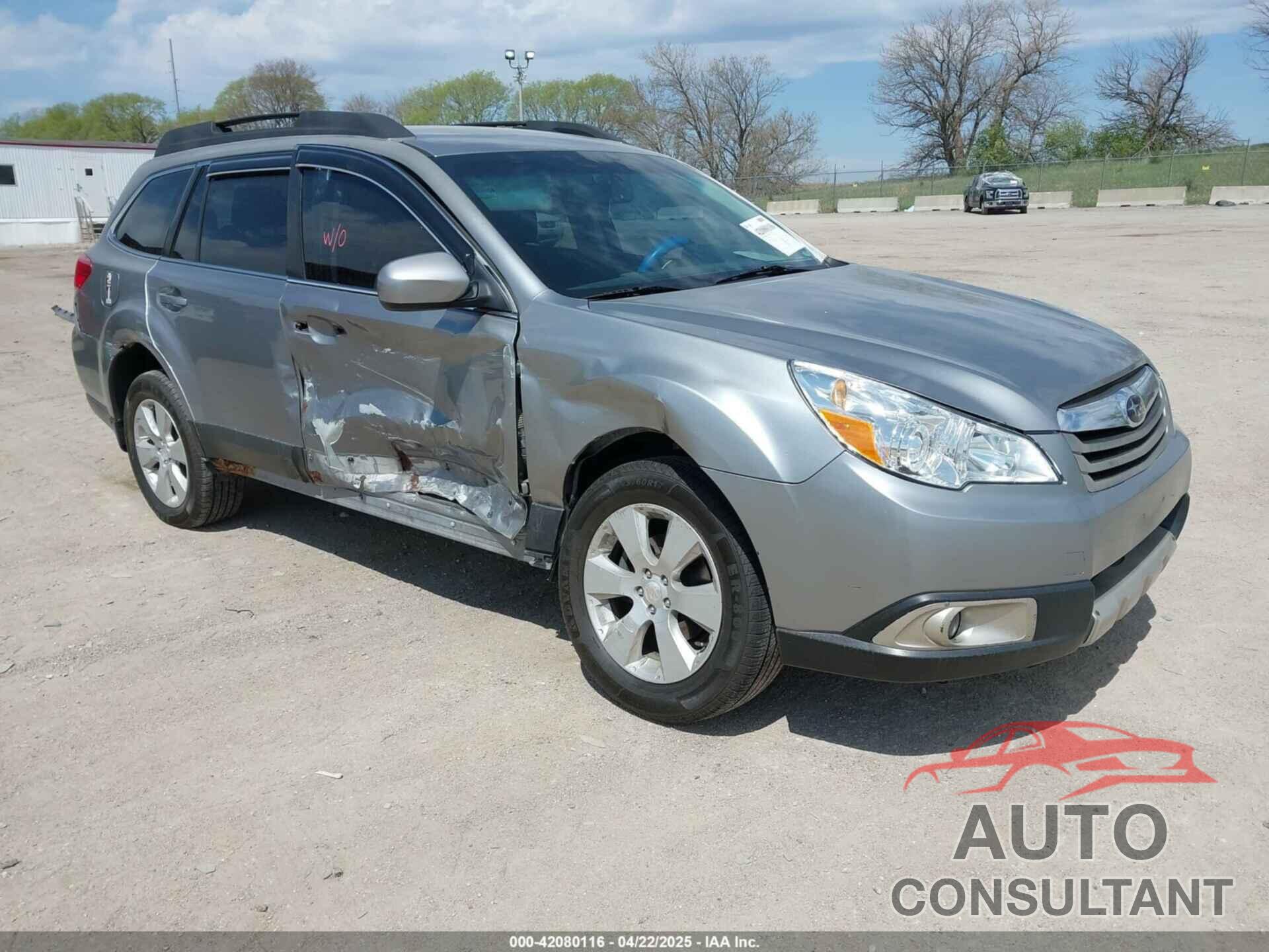 SUBARU OUTBACK 2011 - 4S4BRCCC1B3376225