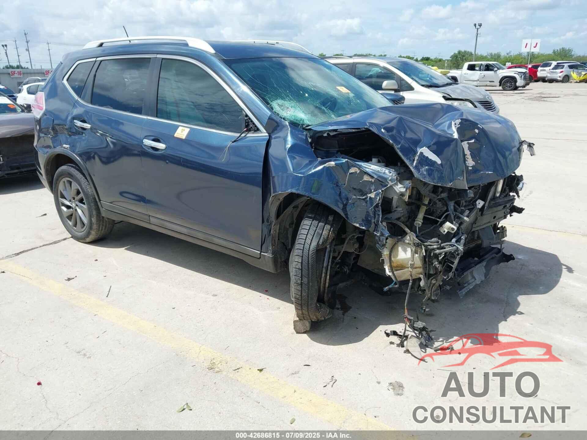 NISSAN ROGUE 2016 - KNMAT2MTXGP736957