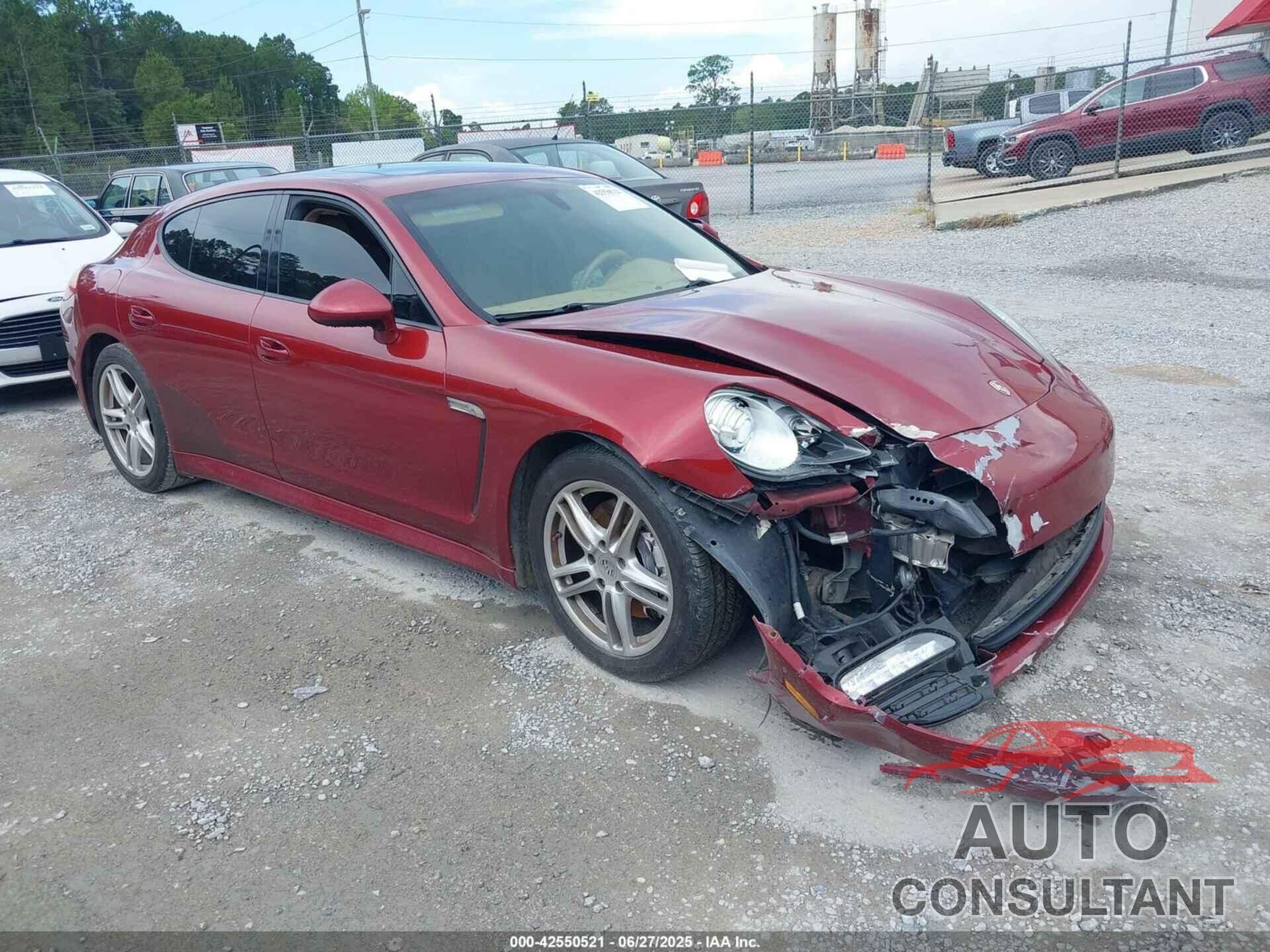 PORSCHE PANAMERA 2011 - WP0AA2A71BL010479
