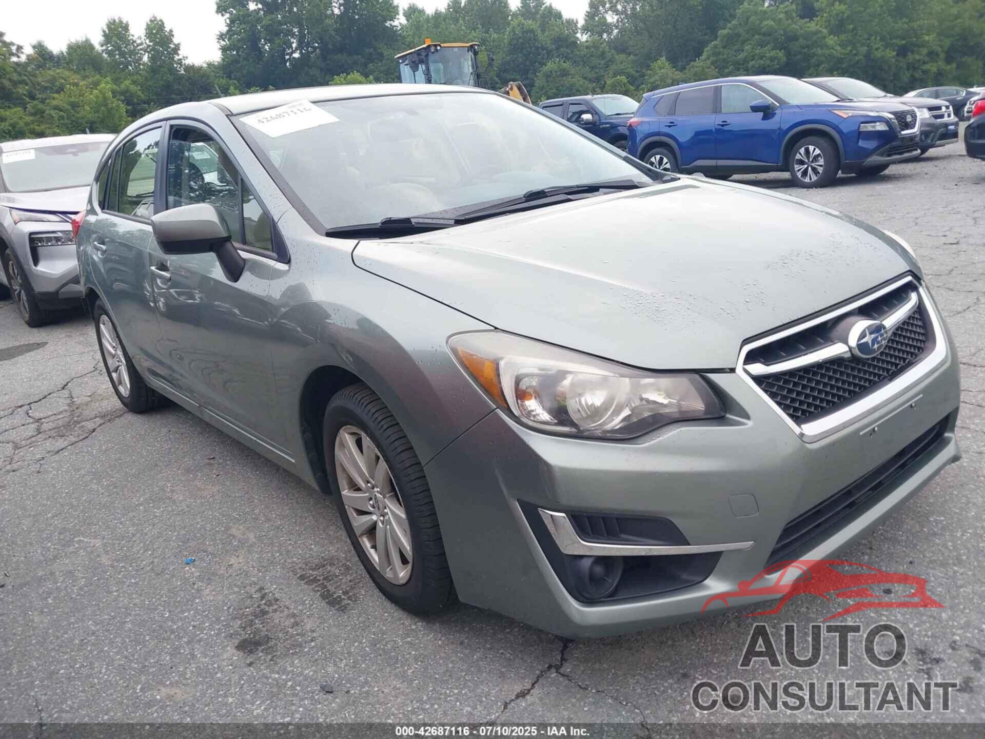 SUBARU IMPREZA 2015 - JF1GPAC68FH268973