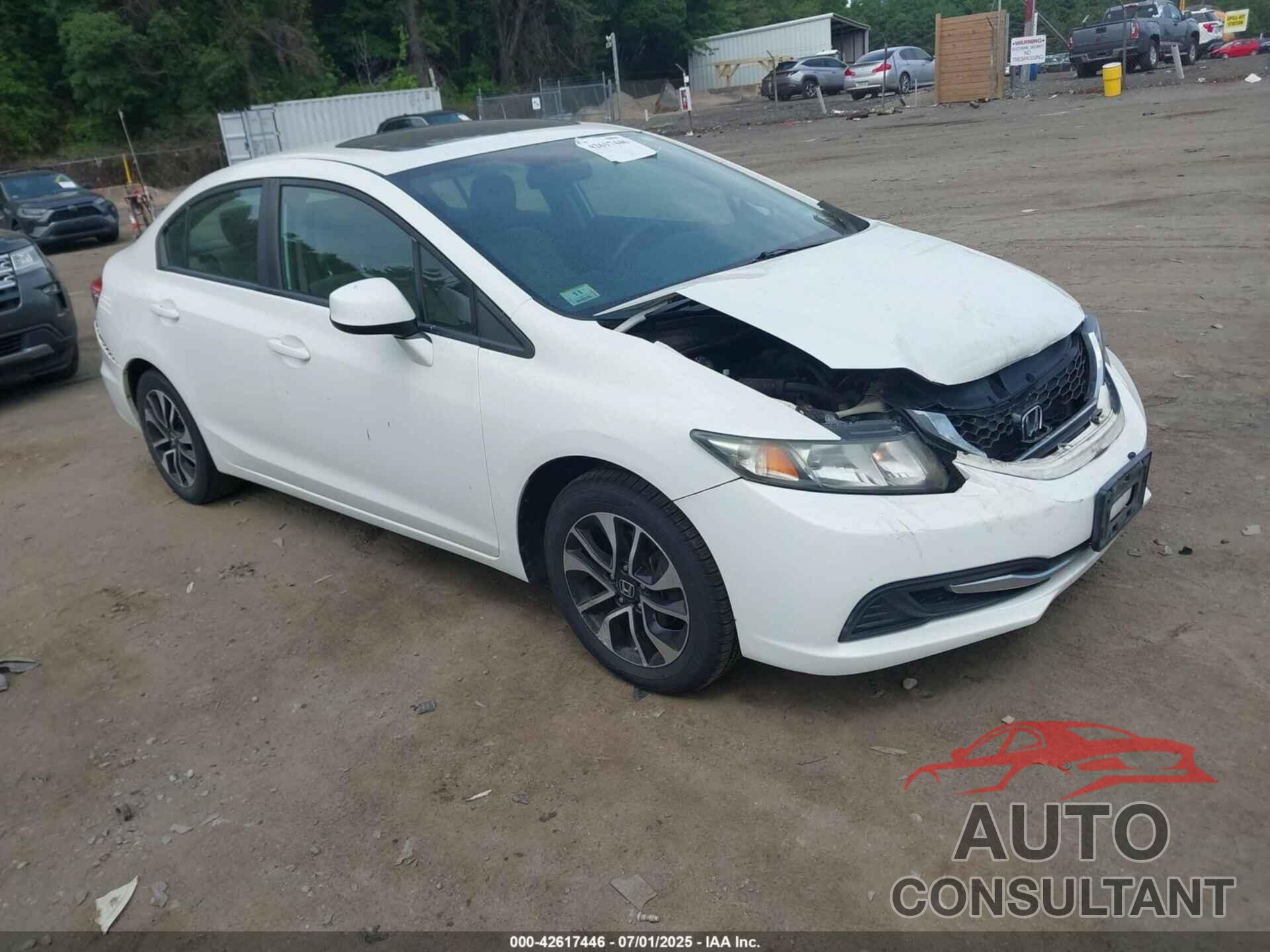 HONDA CIVIC 2013 - 2HGFB2F86DH525161