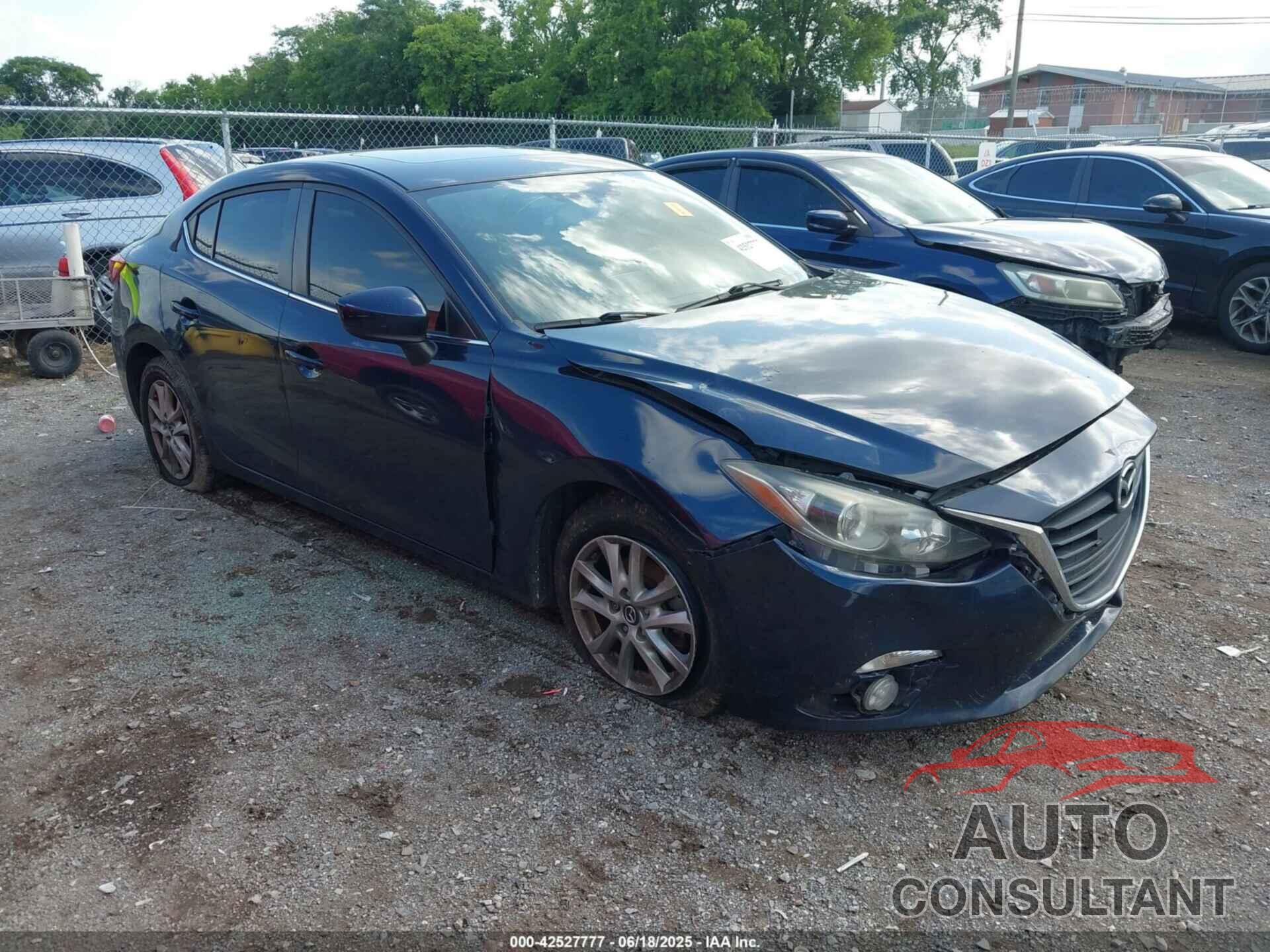 MAZDA MAZDA3 2016 - JM1BM1W76G1307393