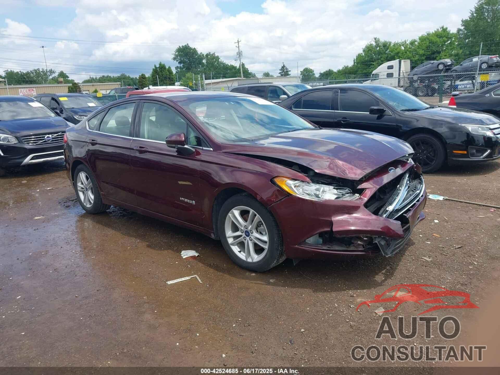 FORD FUSION HYBRID 2018 - 3FA6P0LU7JR149615