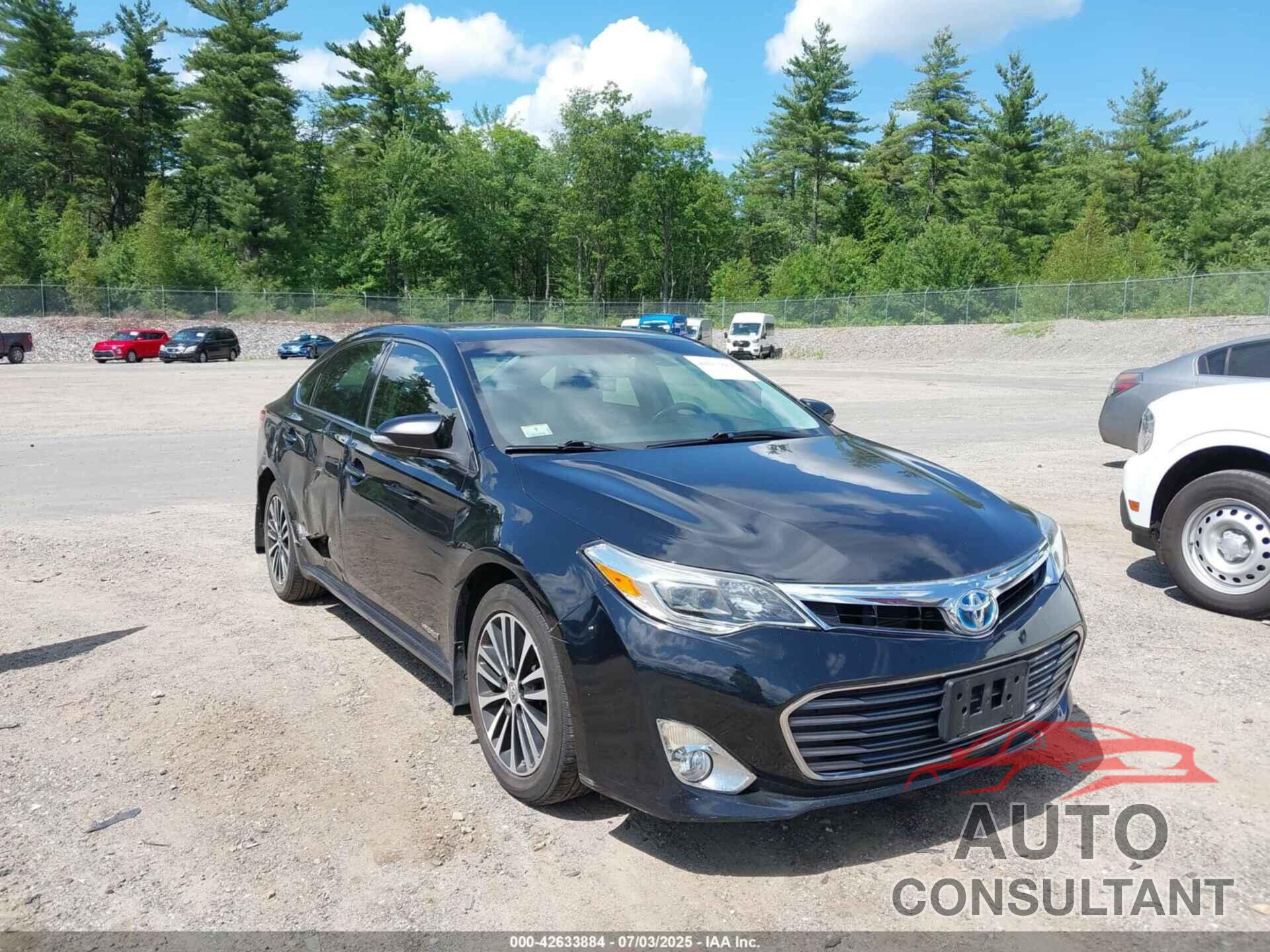 TOYOTA AVALON HYBRID 2013 - 4T1BD1EB3DU002770