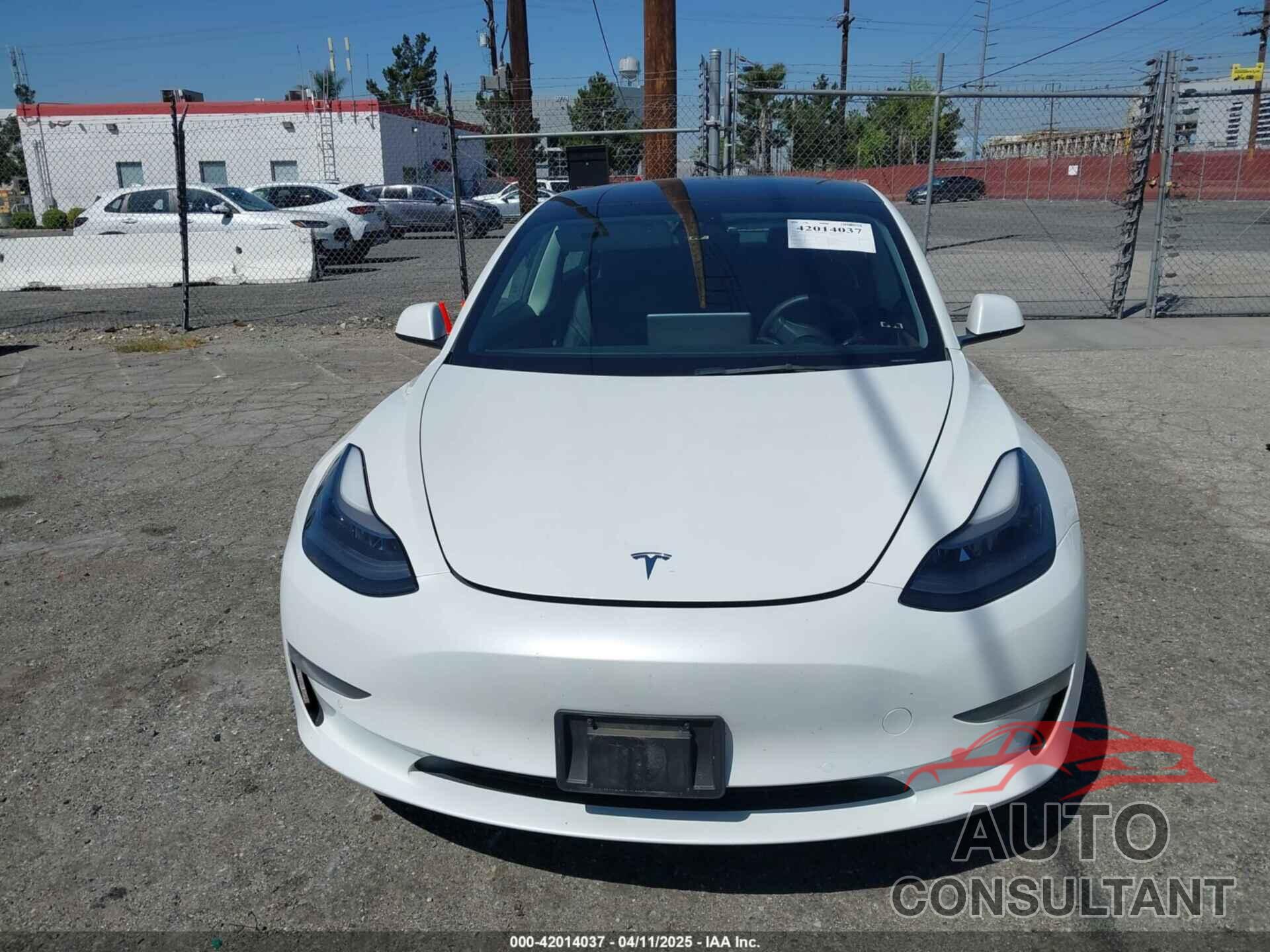 TESLA MODEL 3 2022 - 5YJ3E1EBXNF173967