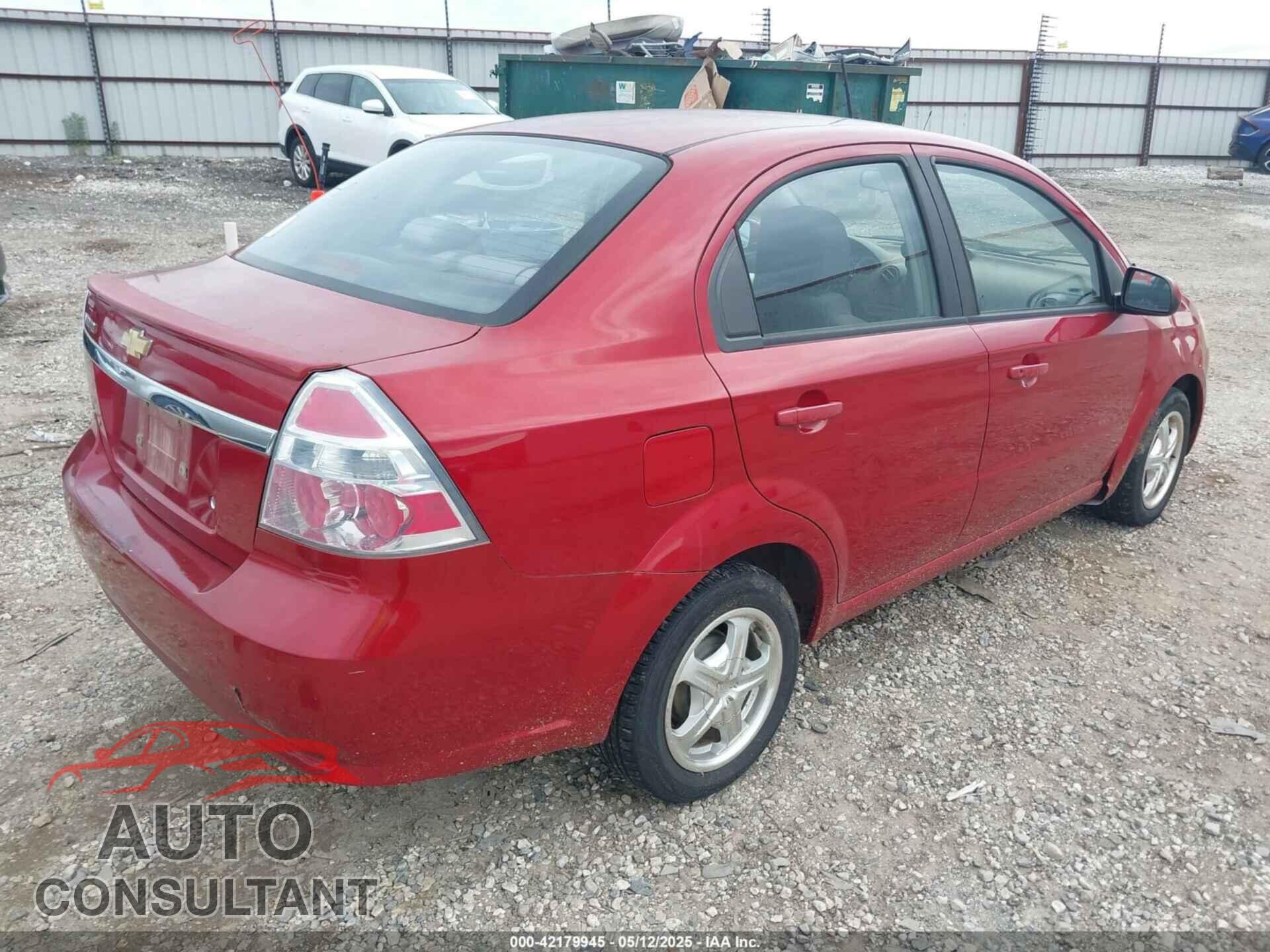 CHEVROLET AVEO 2011 - KL1TD5DE2BB214345