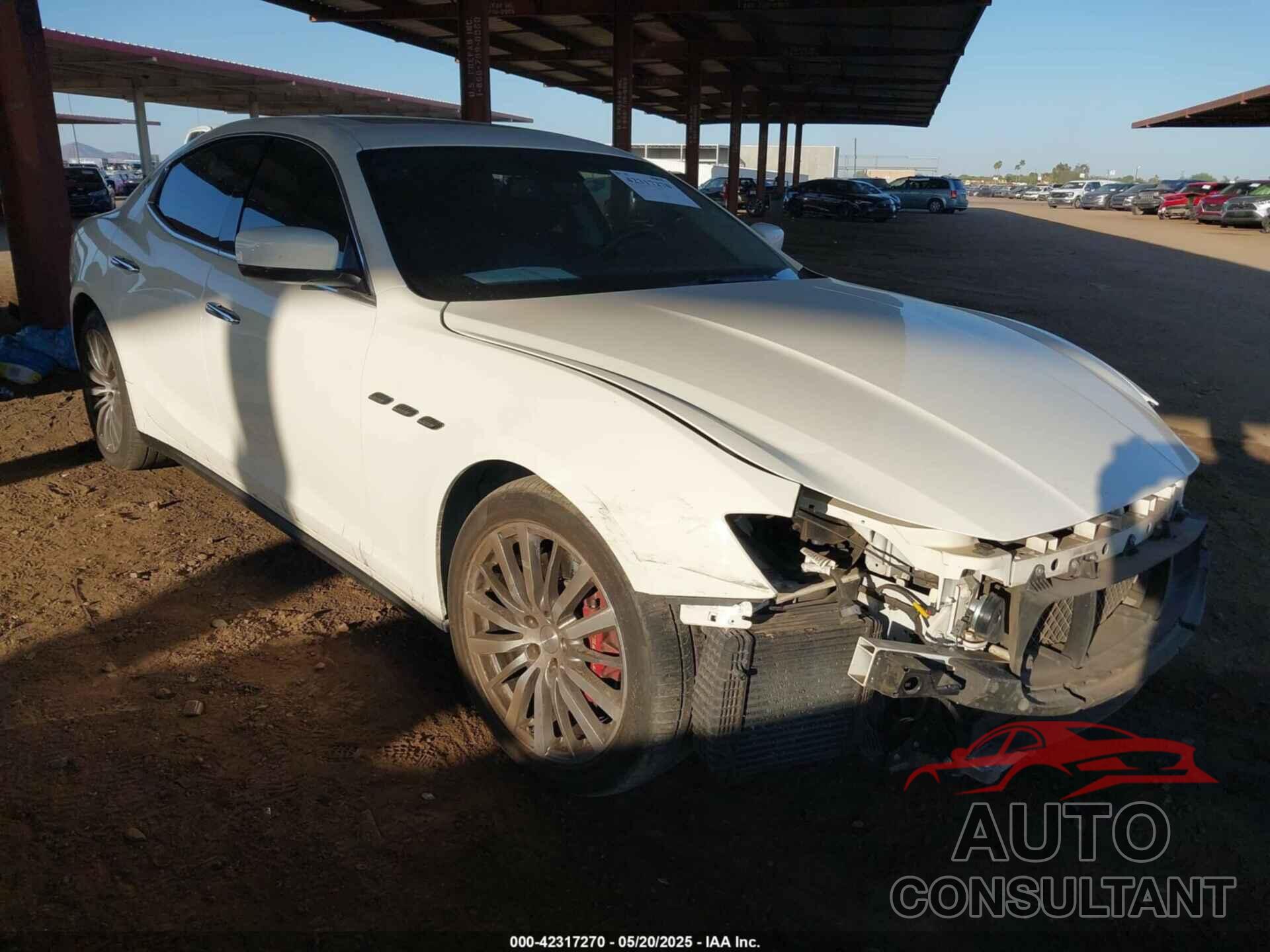 MASERATI GHIBLI 2016 - ZAM57RSA0G1171312