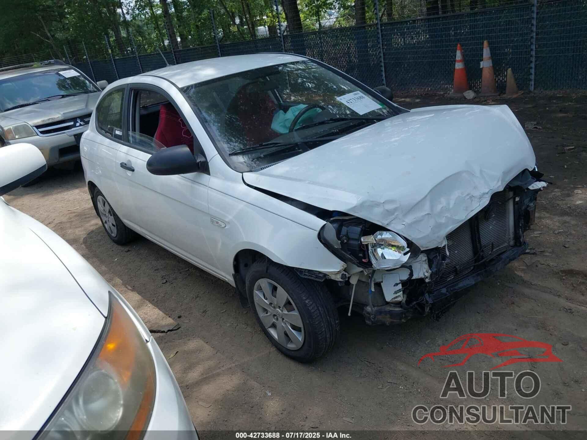 HYUNDAI ACCENT 2009 - KMHCM36C49U112645