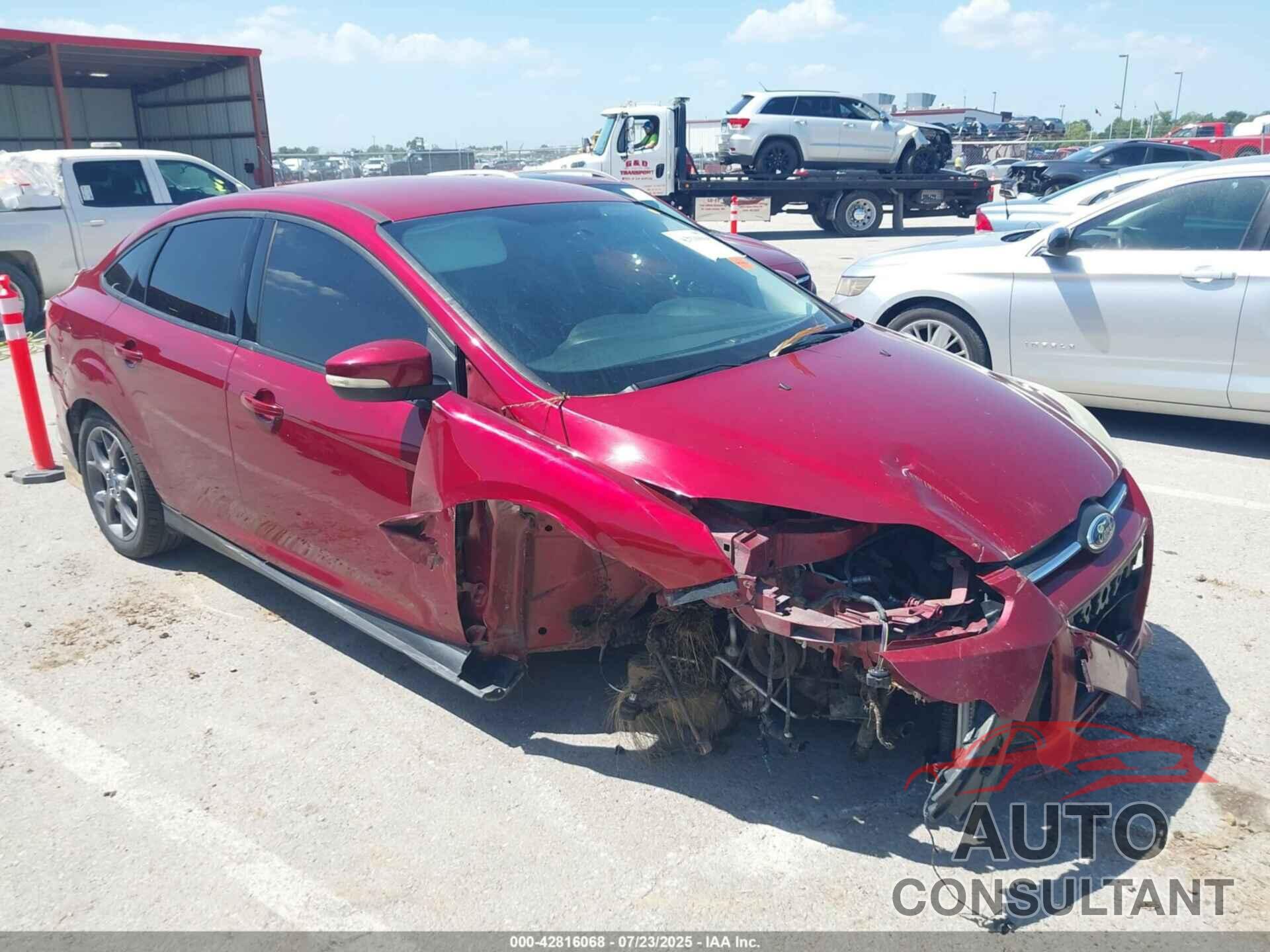 FORD FOCUS 2014 - 1FADP3F21EL127973