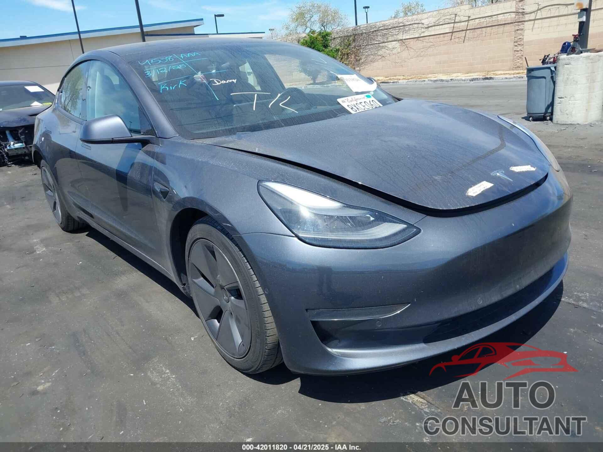 TESLA MODEL 3 2021 - 5YJ3E1EA6MF006544