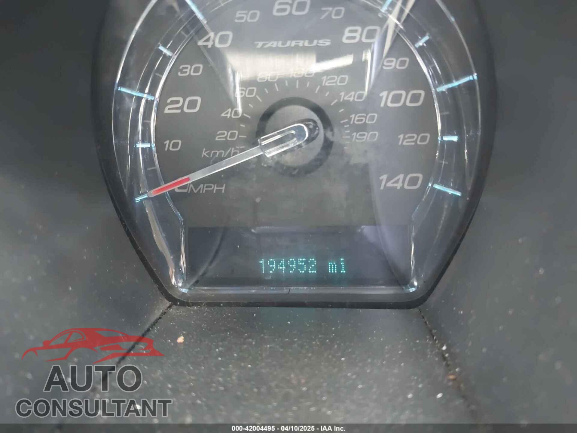 FORD TAURUS 2012 - 1FAHP2EW8CG113879