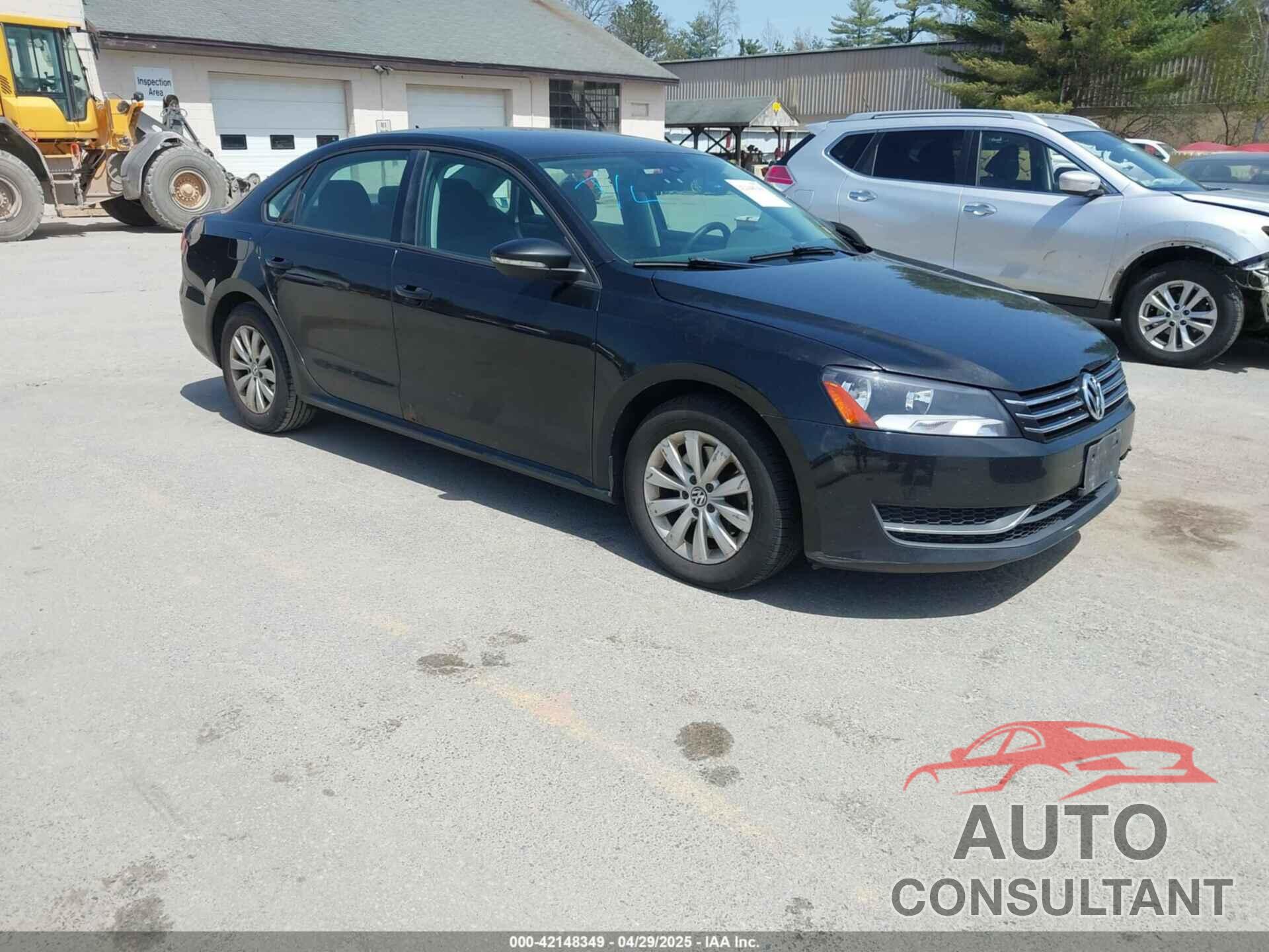 VOLKSWAGEN PASSAT 2012 - 1VWAP7A39CC025836