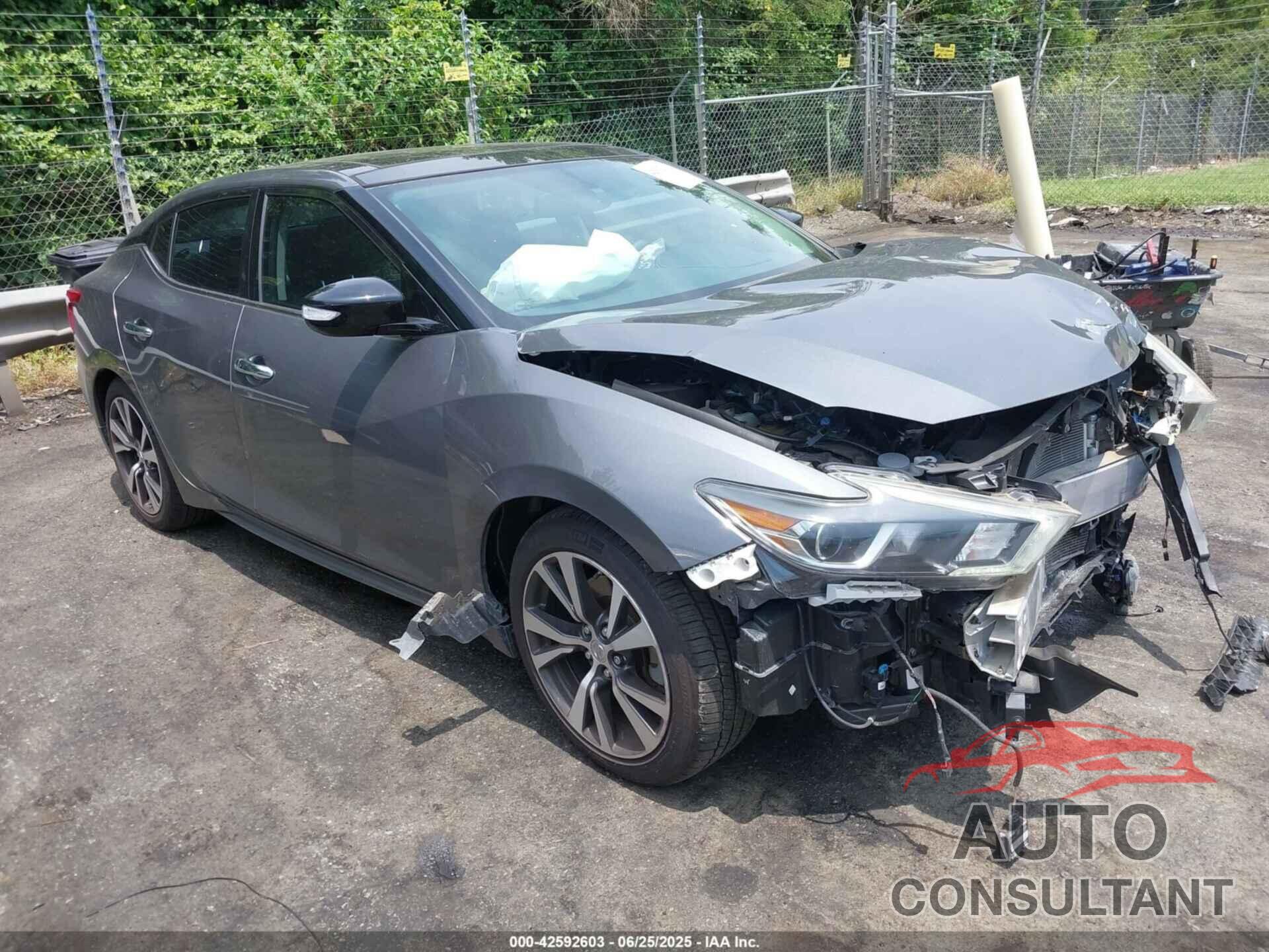 NISSAN MAXIMA 2017 - 1N4AA6APXHC392680