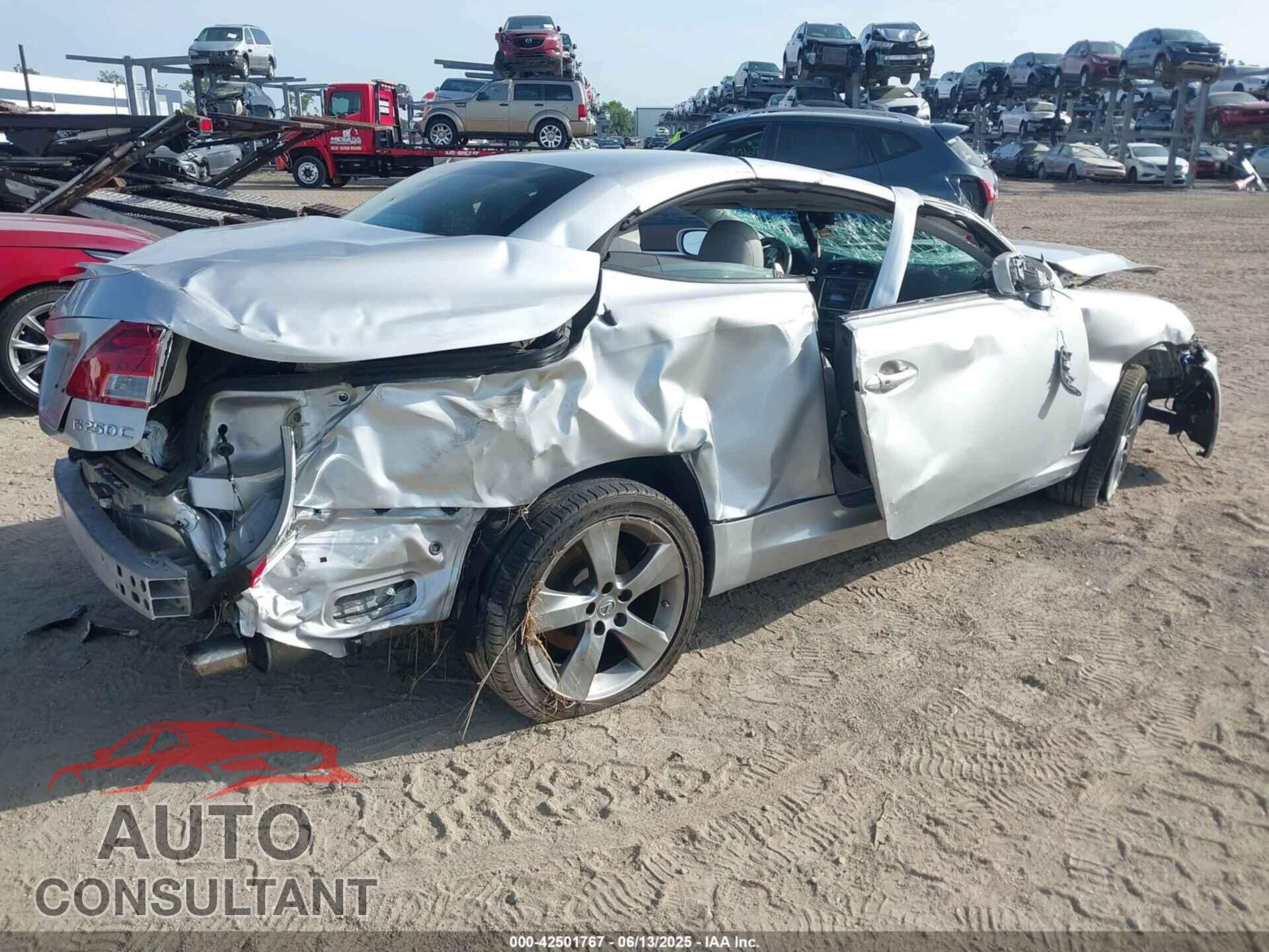 LEXUS IS 250C 2011 - JTHFF2C21B2516455