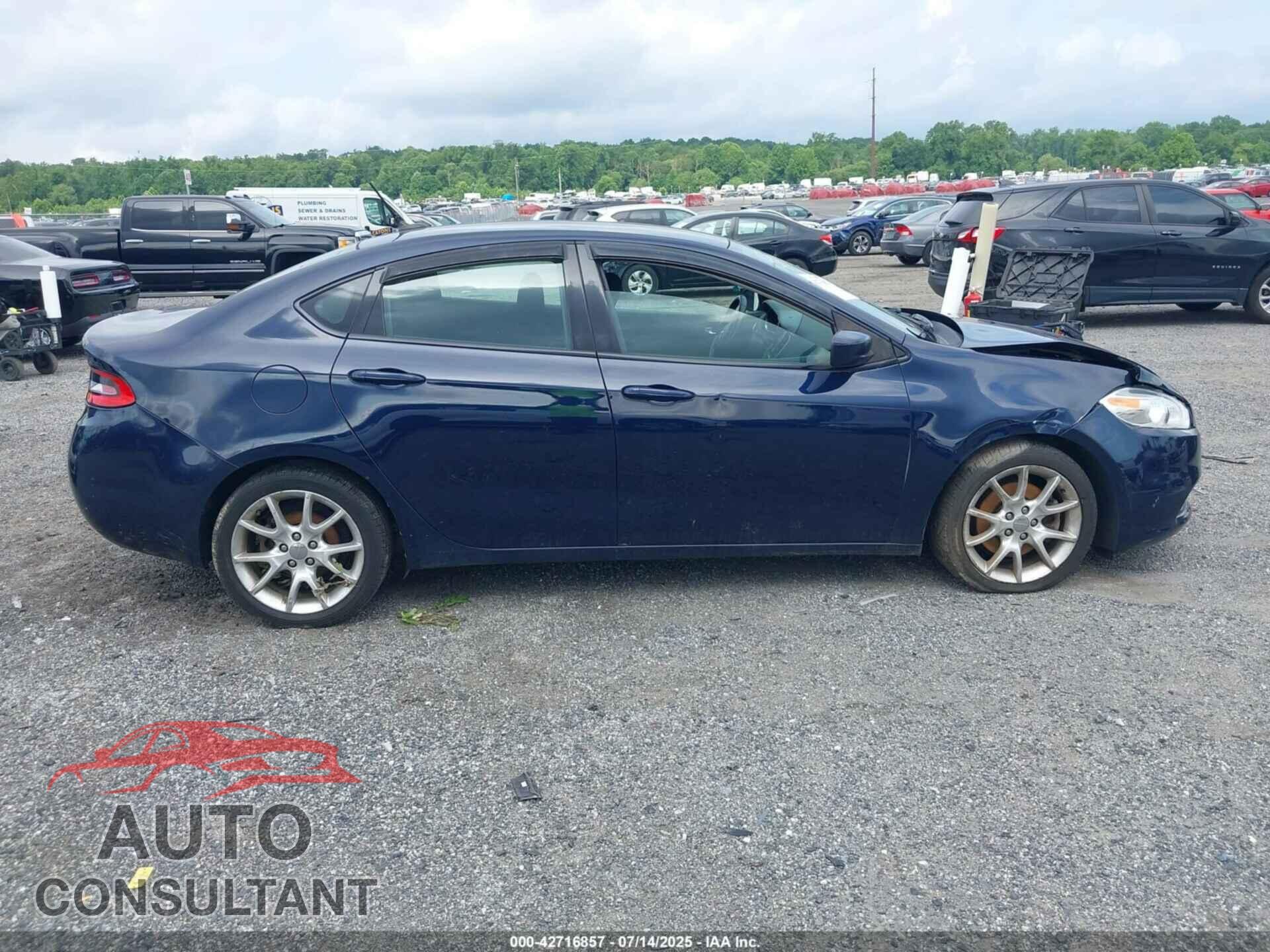 DODGE DART 2013 - 1C3CDFBA1DD231521