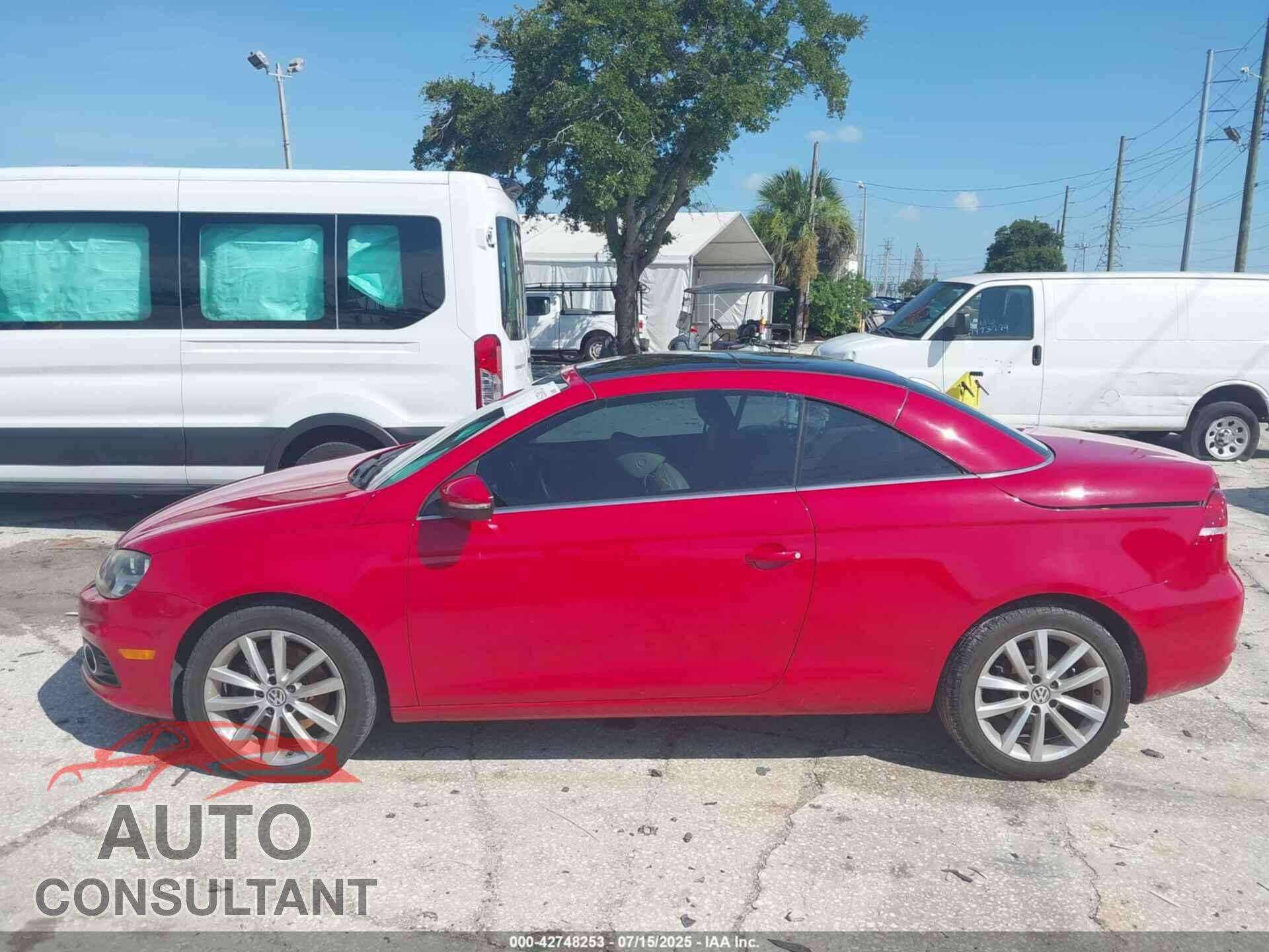 VOLKSWAGEN EOS 2013 - WVWBW8AH5DV008680
