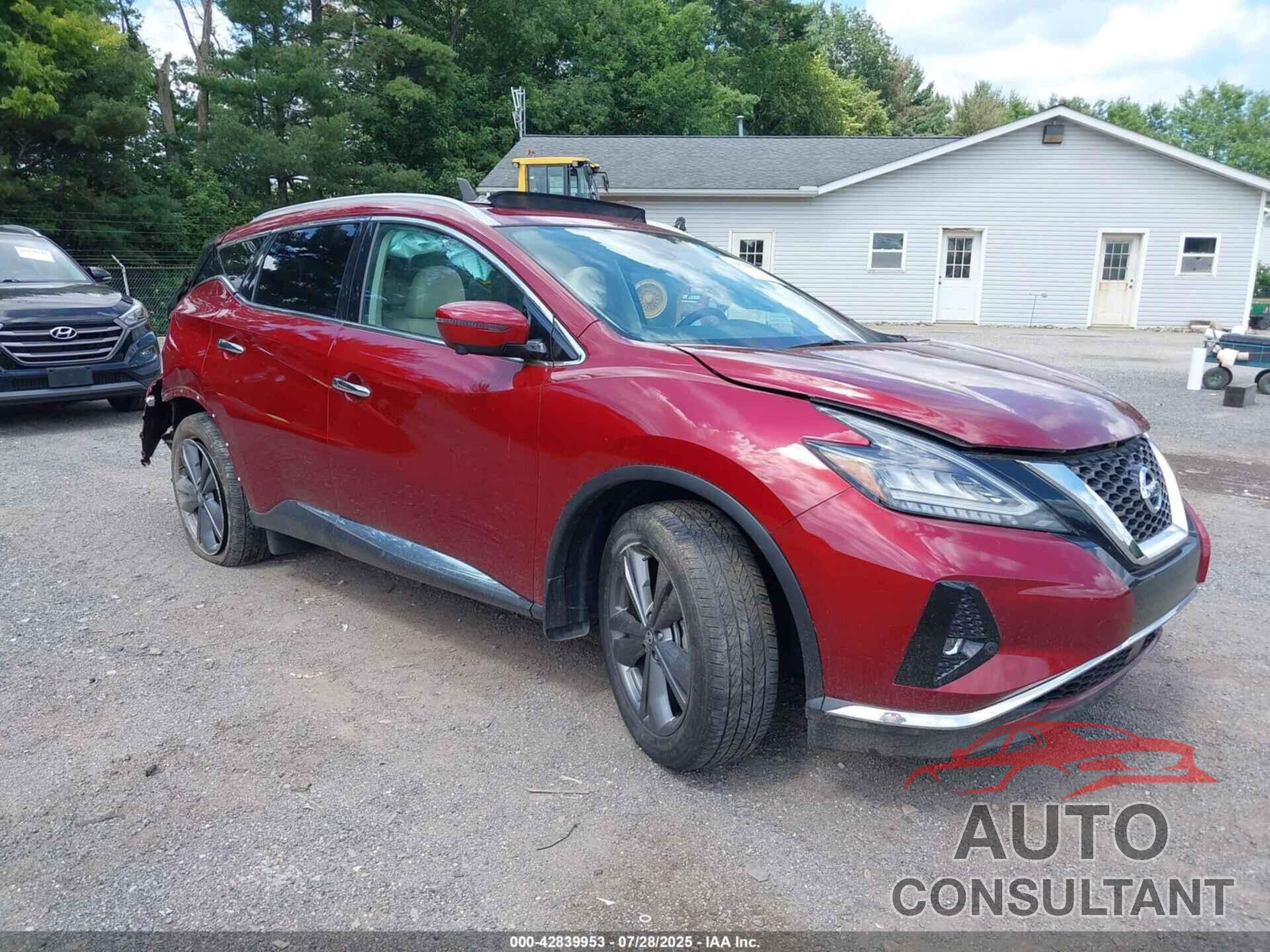 NISSAN MURANO 2022 - 5N1AZ2DS5NC108603