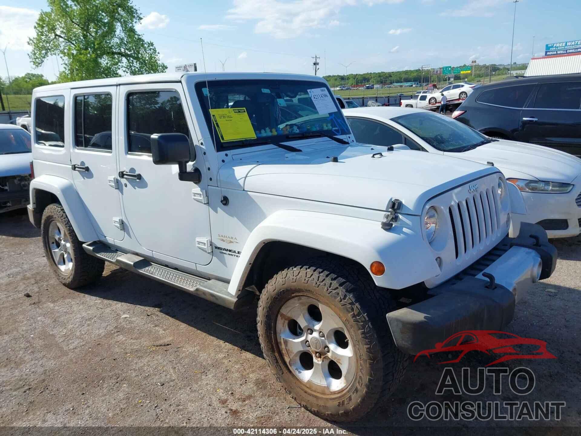 JEEP WRANGLER UNLIMITED 2015 - 1C4HJWEG5FL582922
