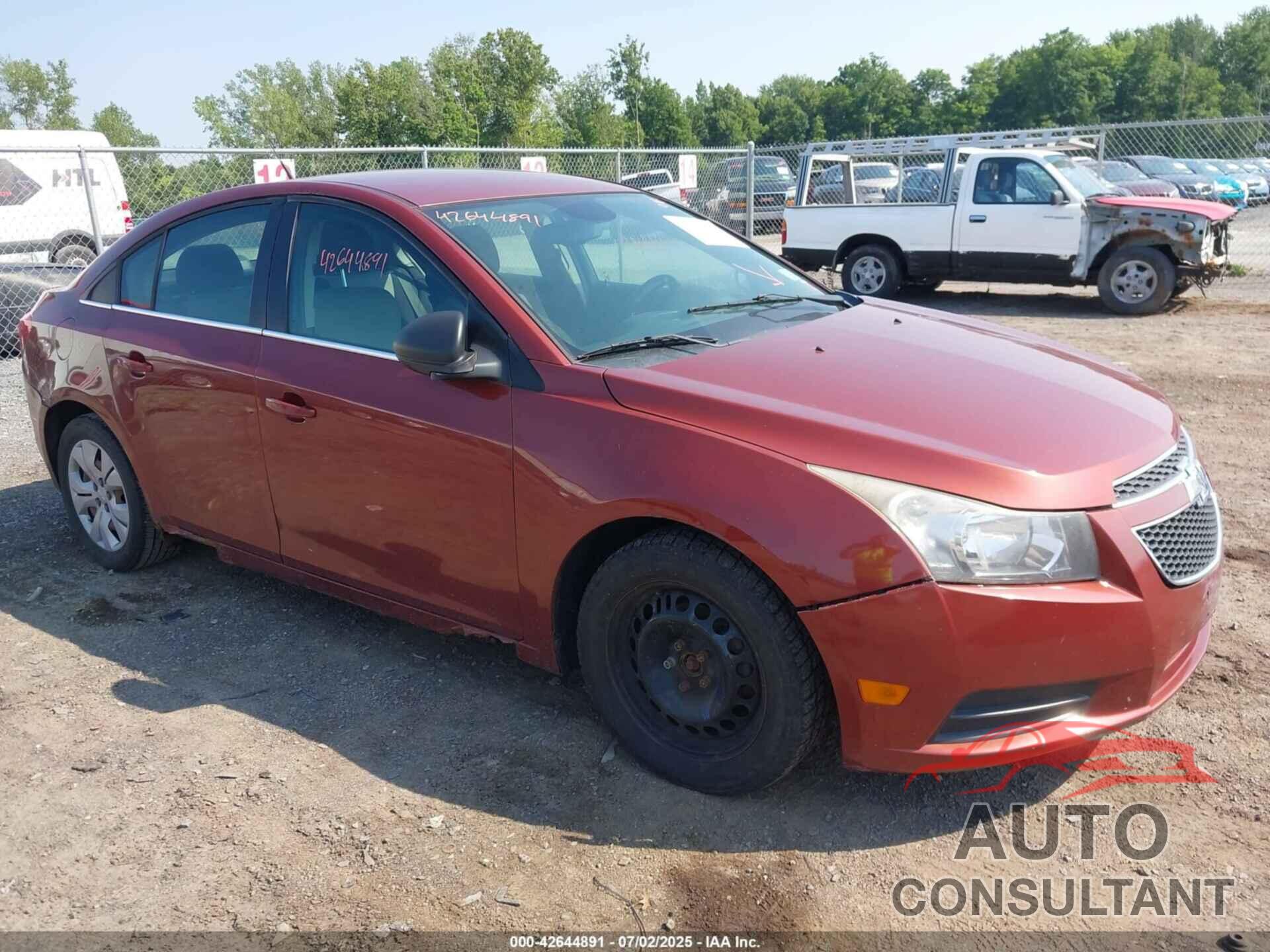 CHEVROLET CRUZE 2012 - 1G1PC5SH9C7388808