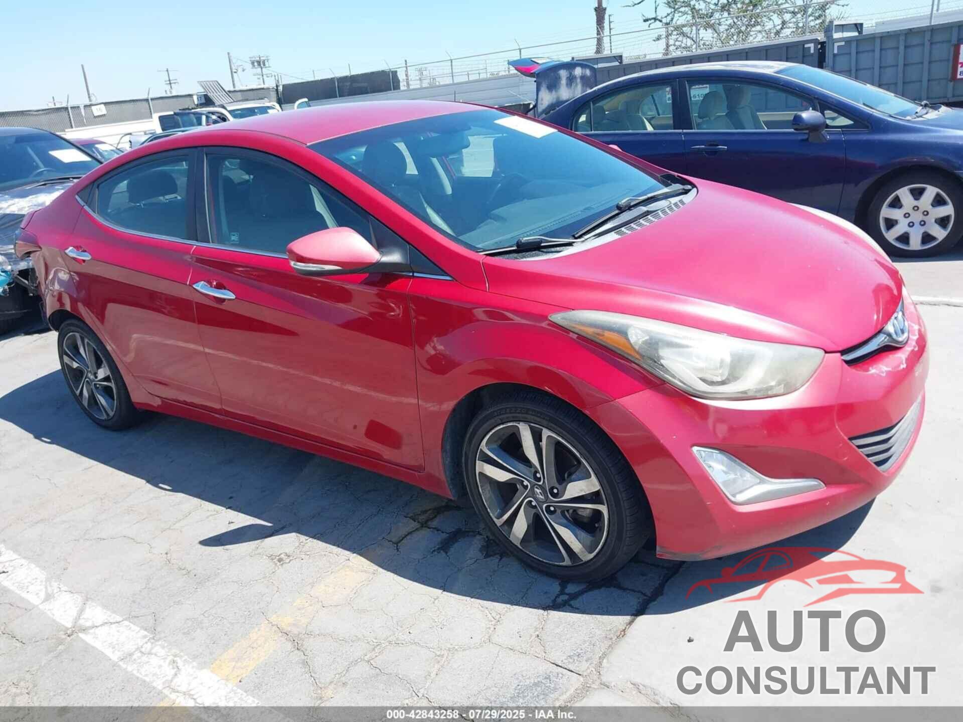 HYUNDAI ELANTRA 2014 - KMHDH4AE0EU126172