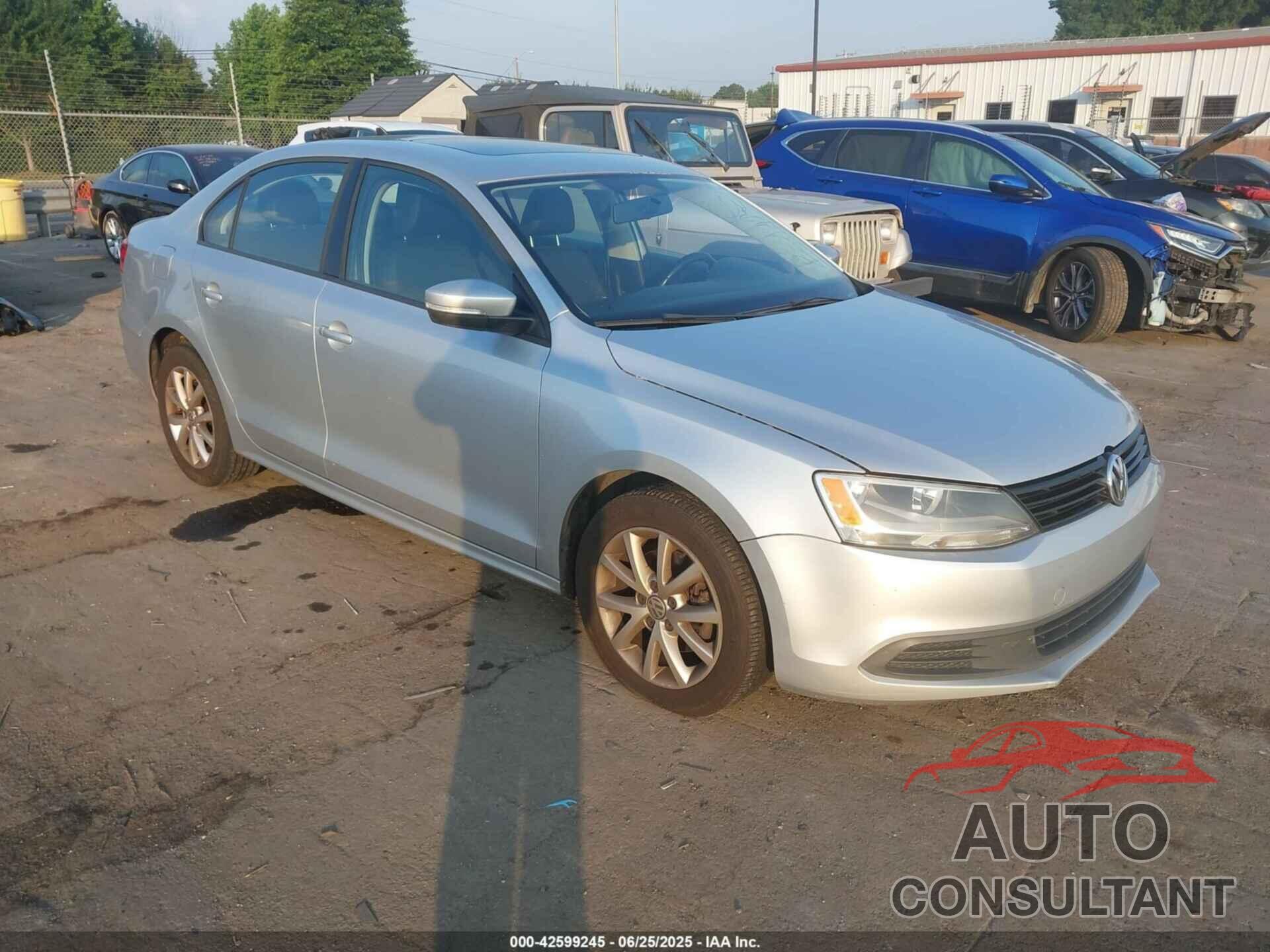 VOLKSWAGEN JETTA 2012 - 3VWDX7AJ8CM381611