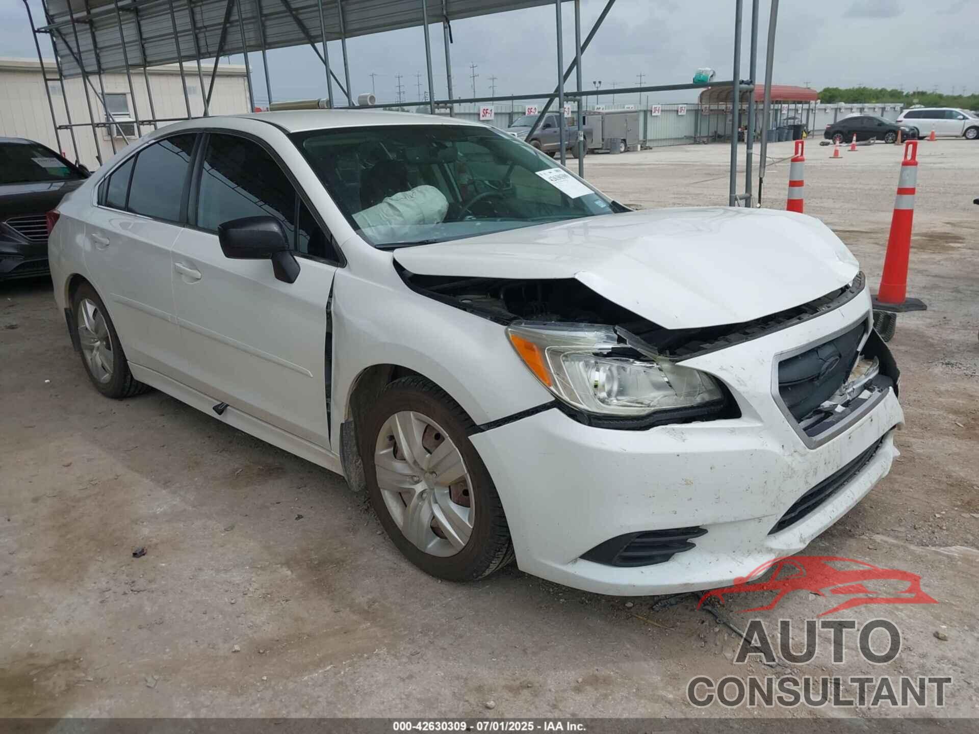 SUBARU LEGACY 2017 - 4S3BNAA62H3002071